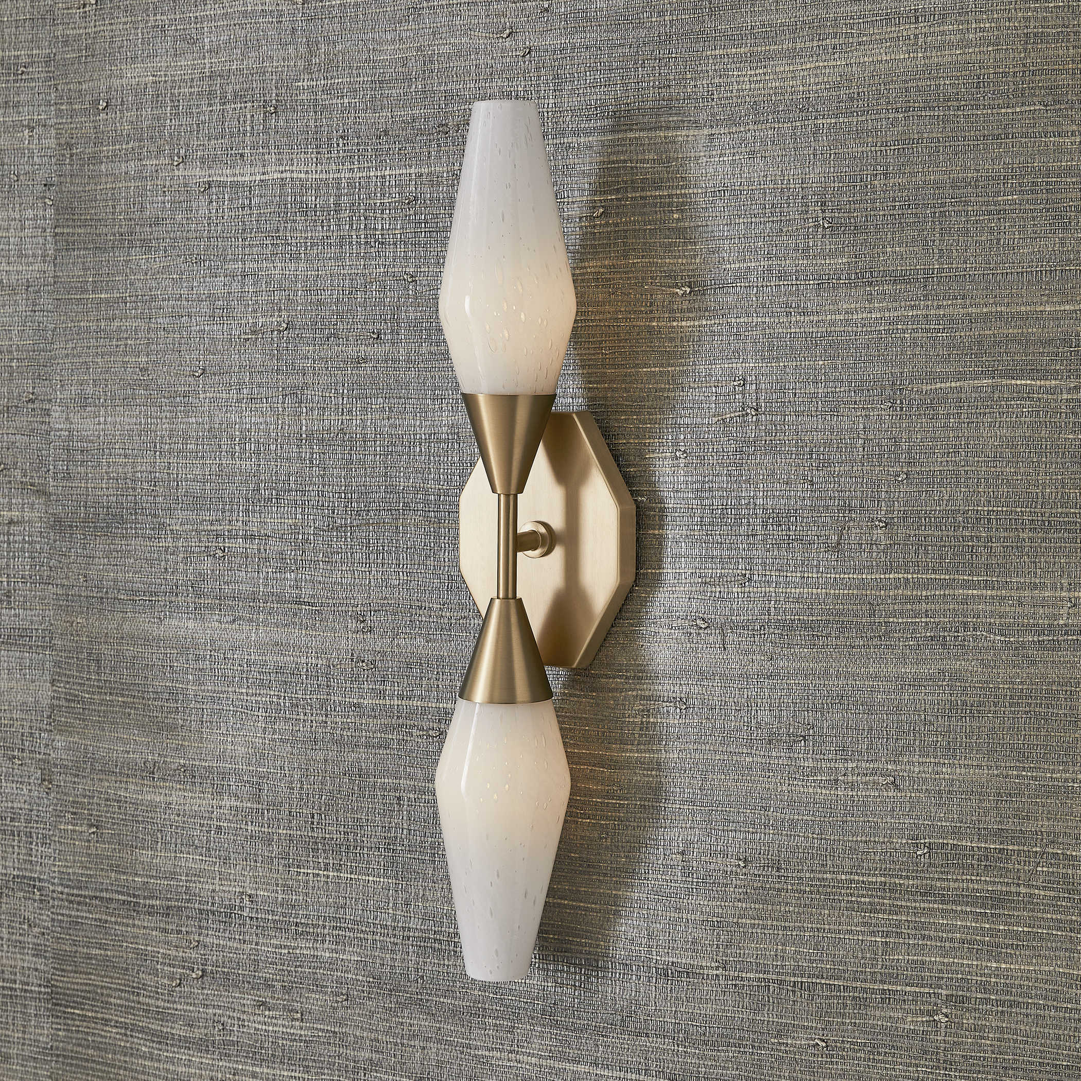 Agapanthus Wall Light Brass by Uttermost