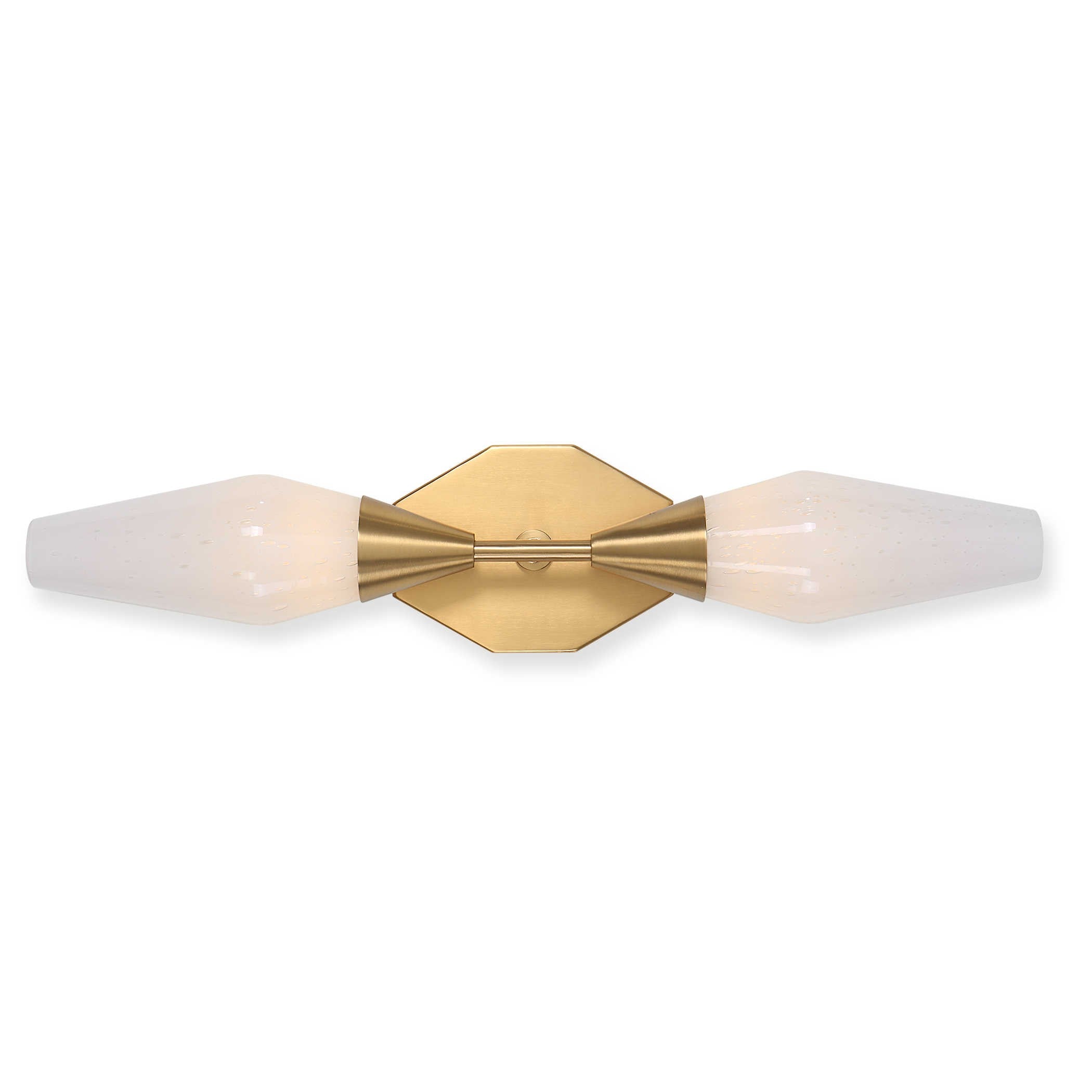 Agapanthus Wall Light Brass by Uttermost