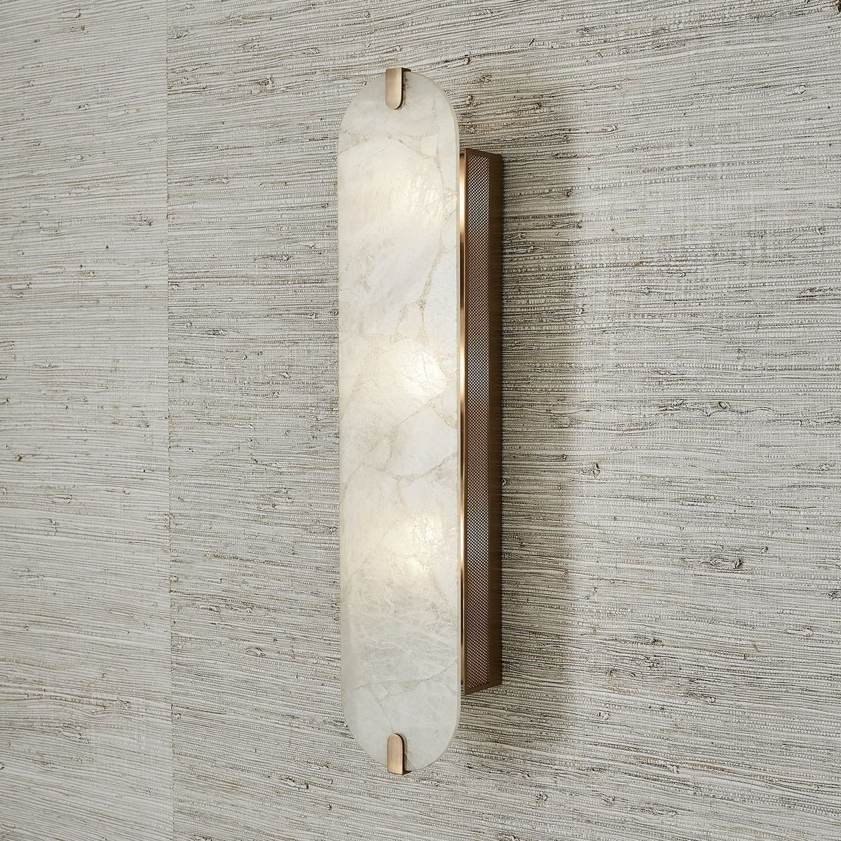 Lustrous 3 Light Wall Sconce in Crystal by Uttermost