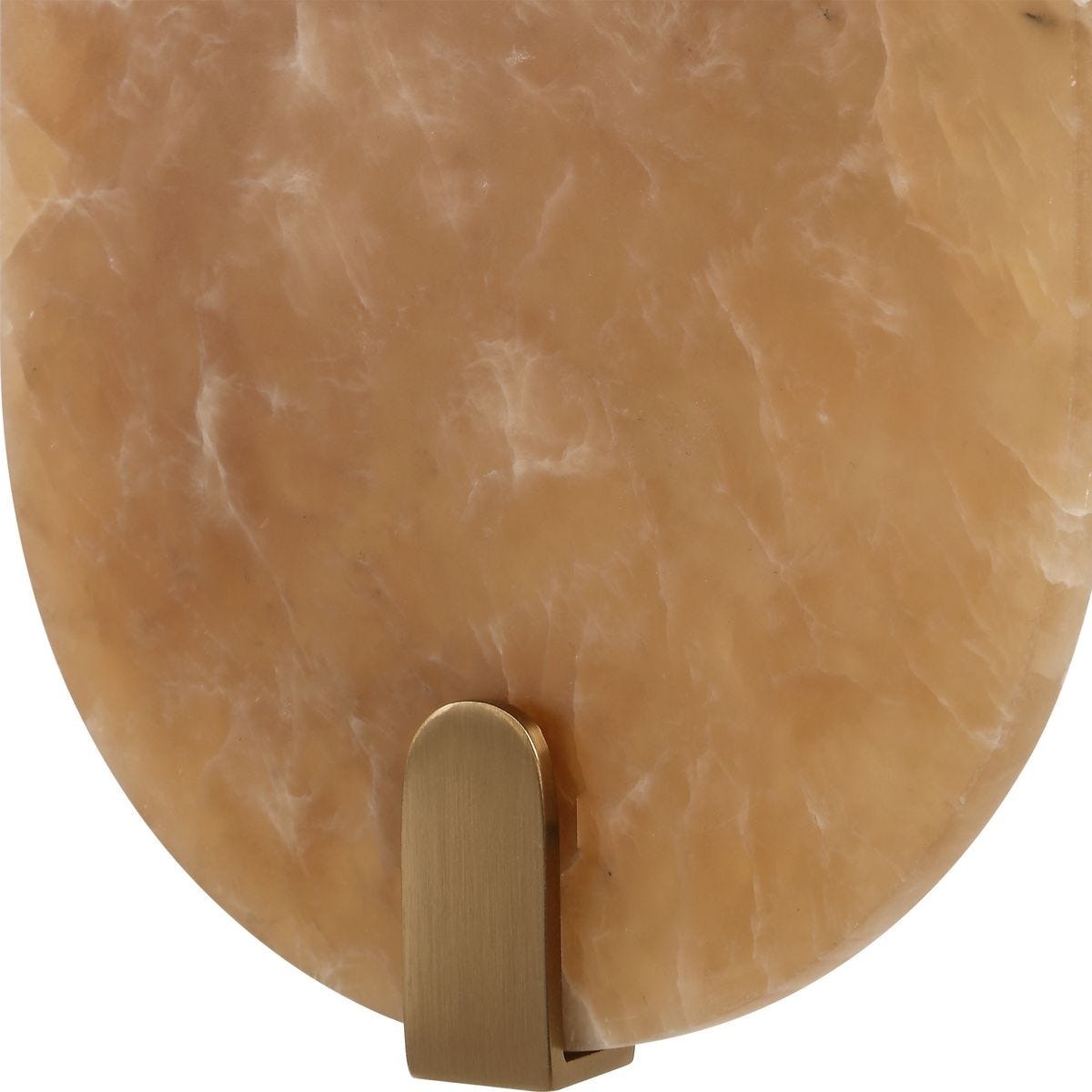 Lustrous 2 Light Wall Sconce in Smoky Alabaster by Uttermost