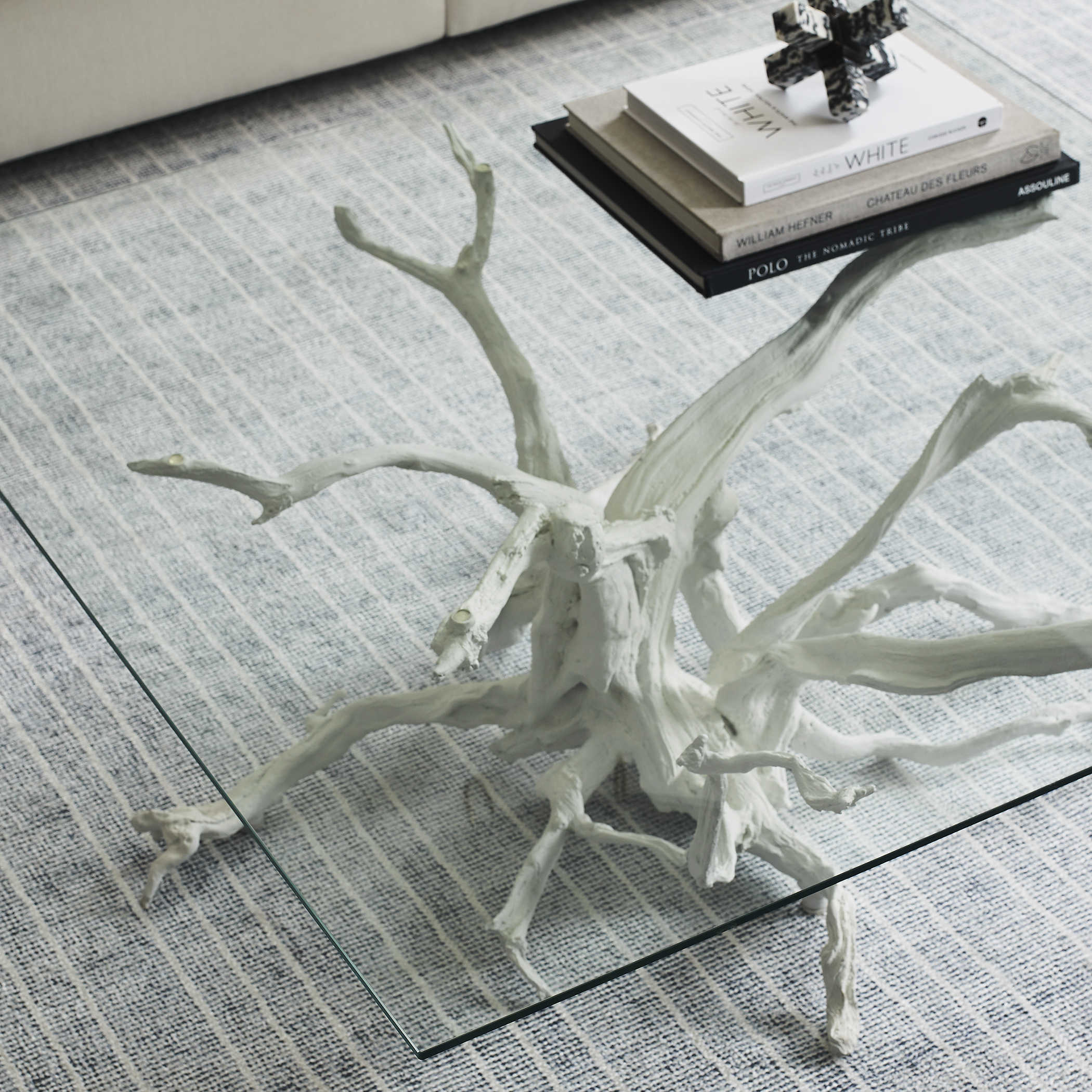 Big Sur Coffee Table - White by Uttermost