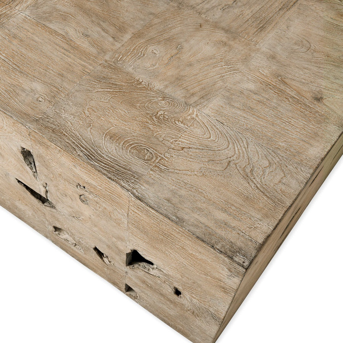 Teak Tac Toe Coffee Table - Light by Uttermost
