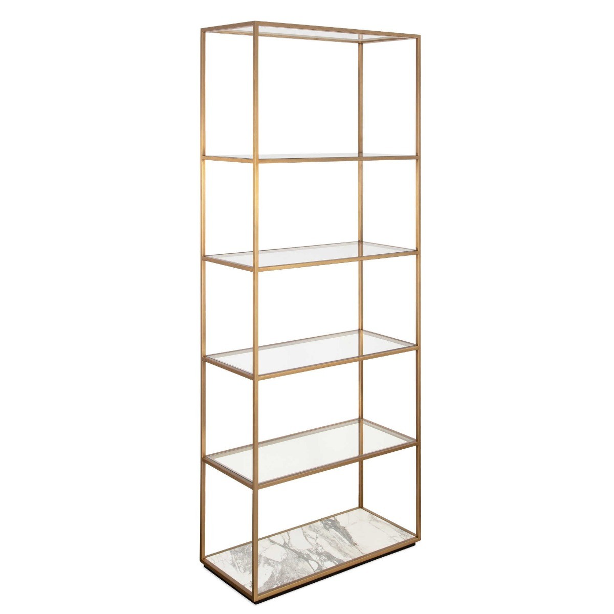 Floating Plane Etagere in Brass by Uttermost