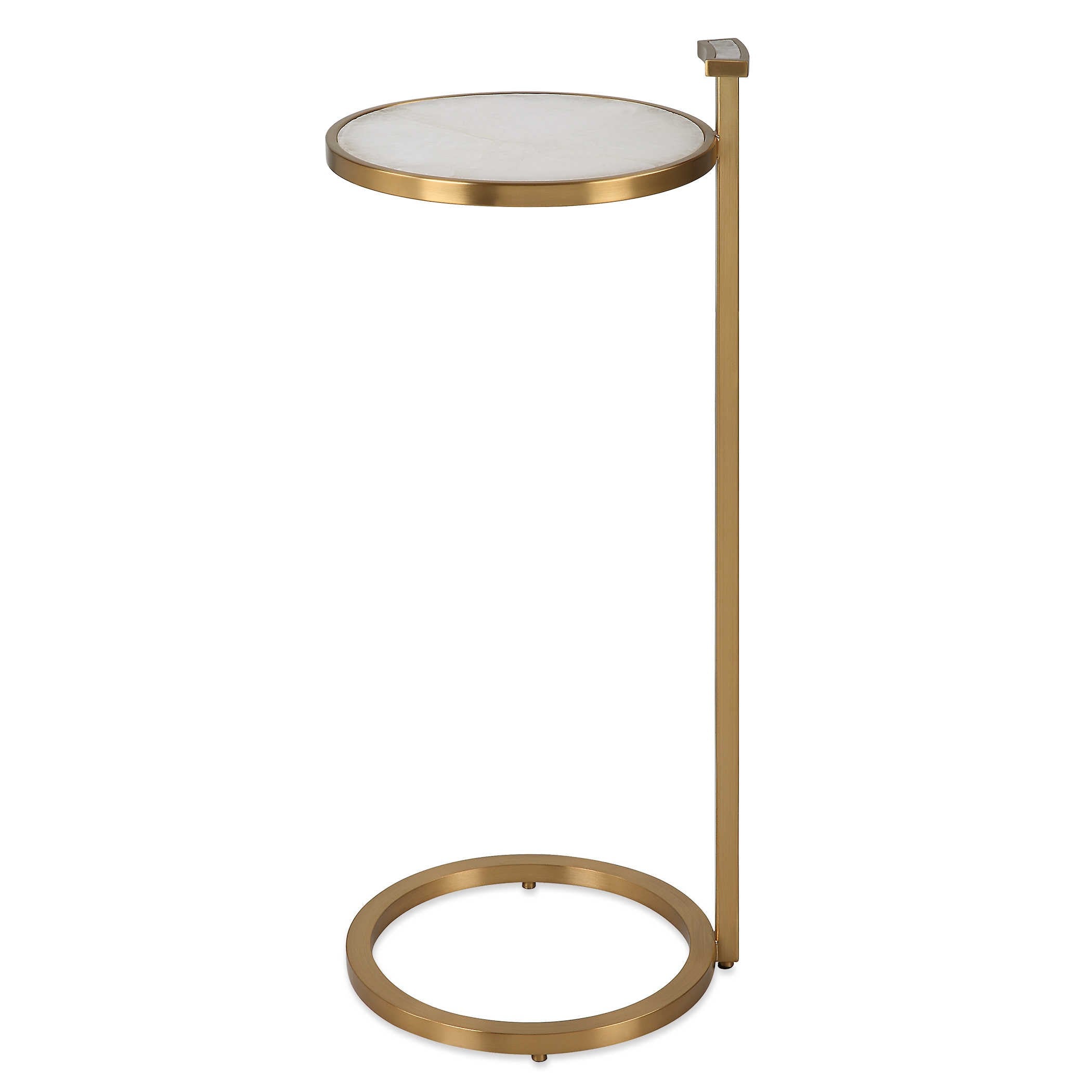 Jewel Pull Up Accent Table - Round by Uttermost