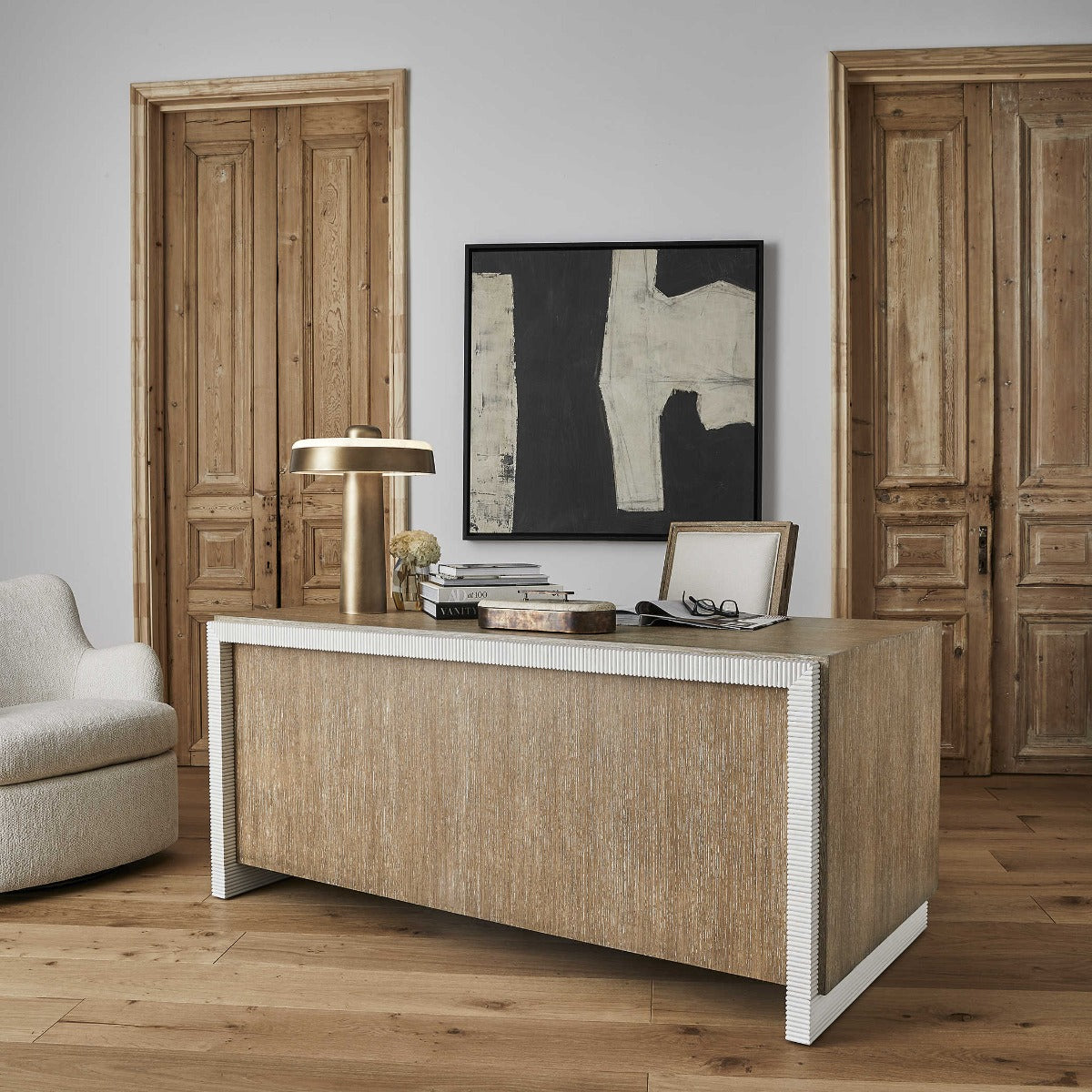 Magic Keys Desk in Cerused Oak by Uttermost