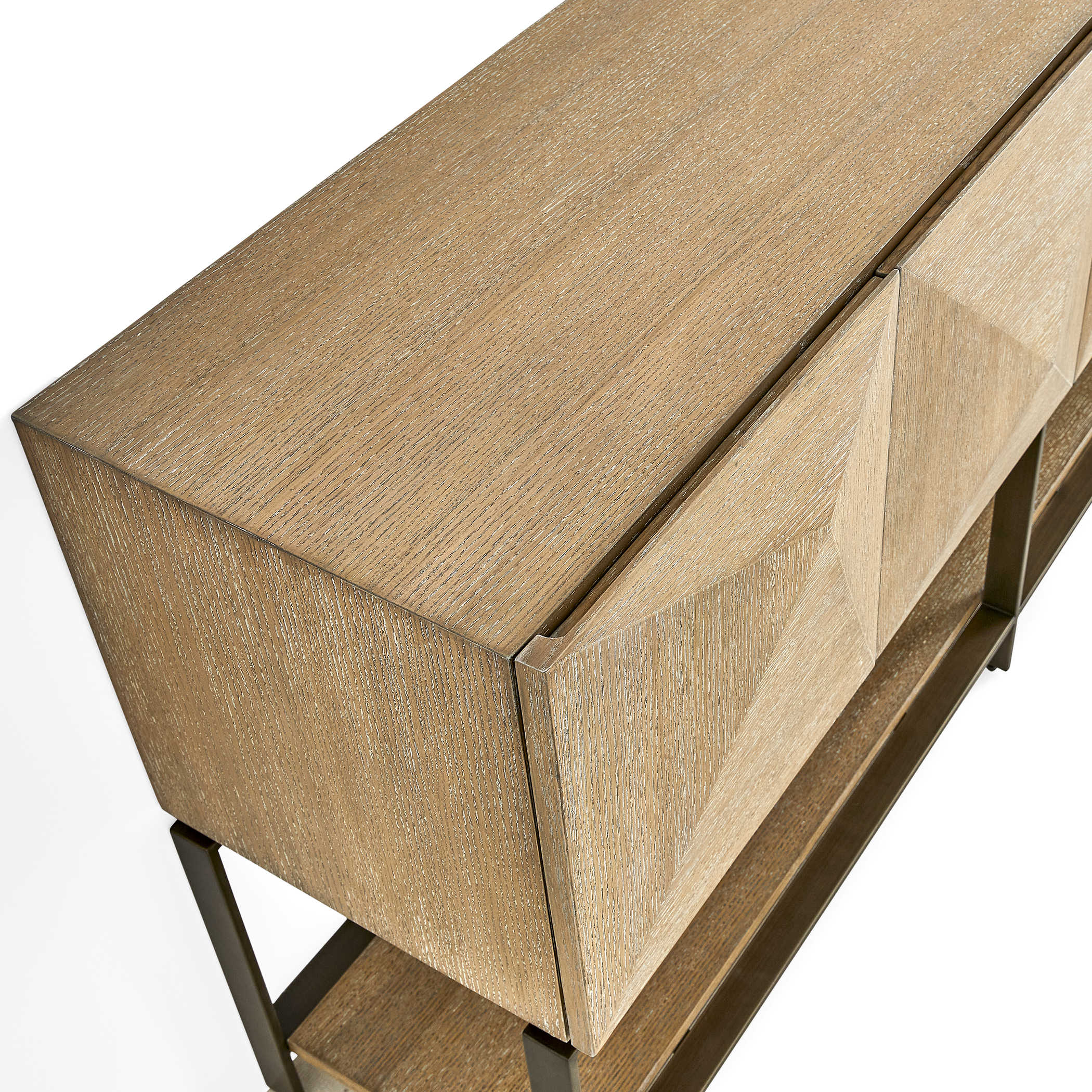 Trapezoid 6 Door Cabinet by Uttermost
