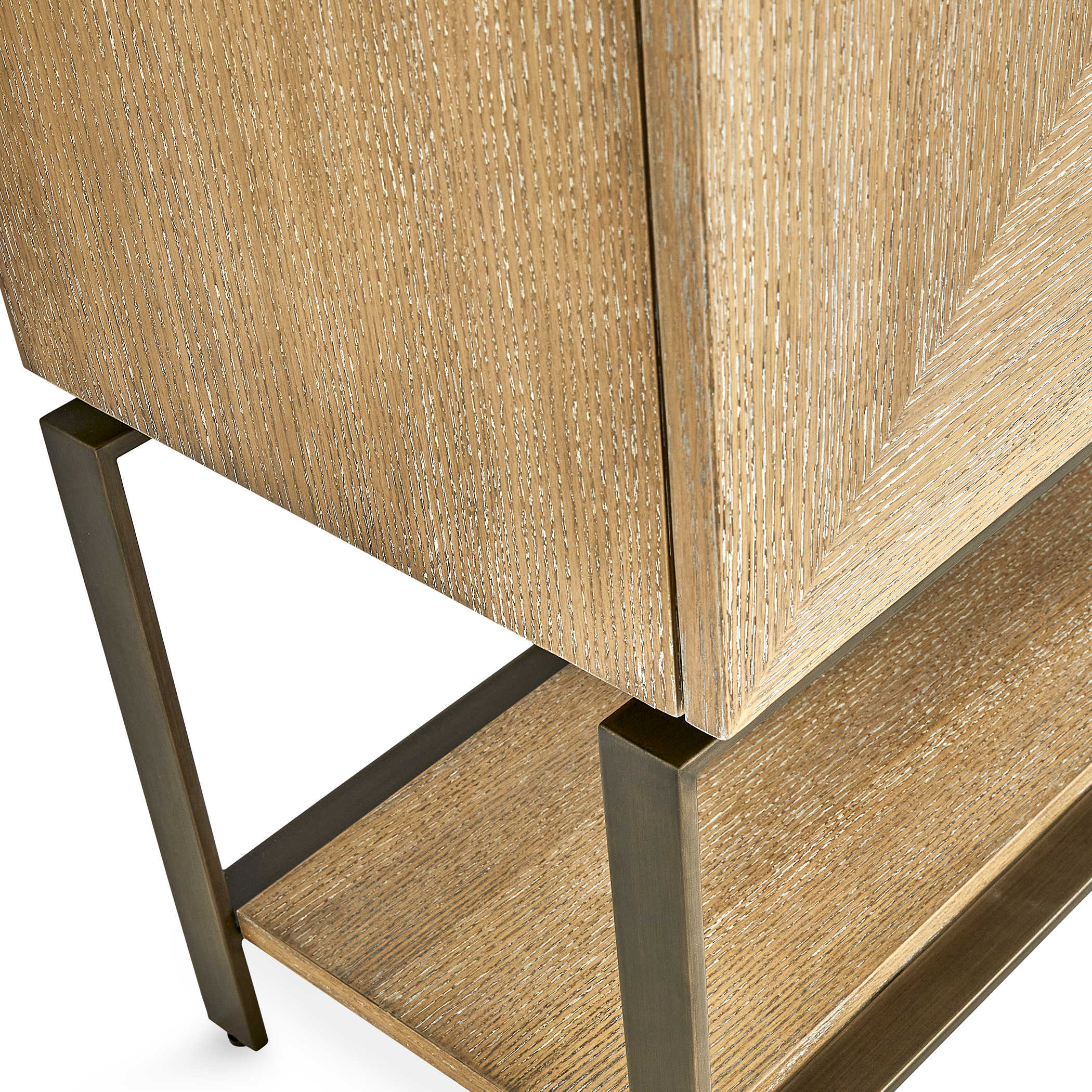 Trapezoid 6 Door Cabinet by Uttermost
