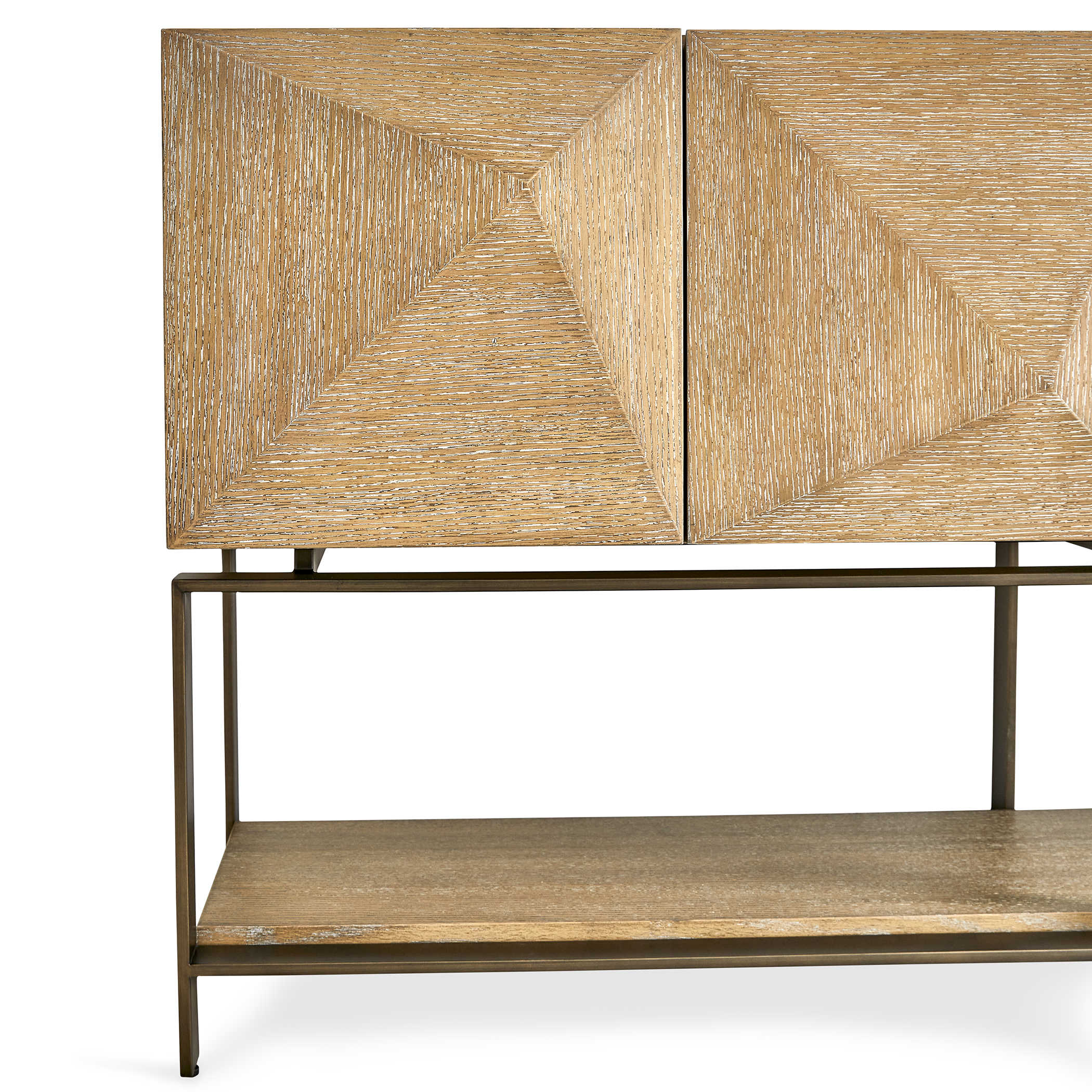 Trapezoid 6 Door Cabinet by Uttermost