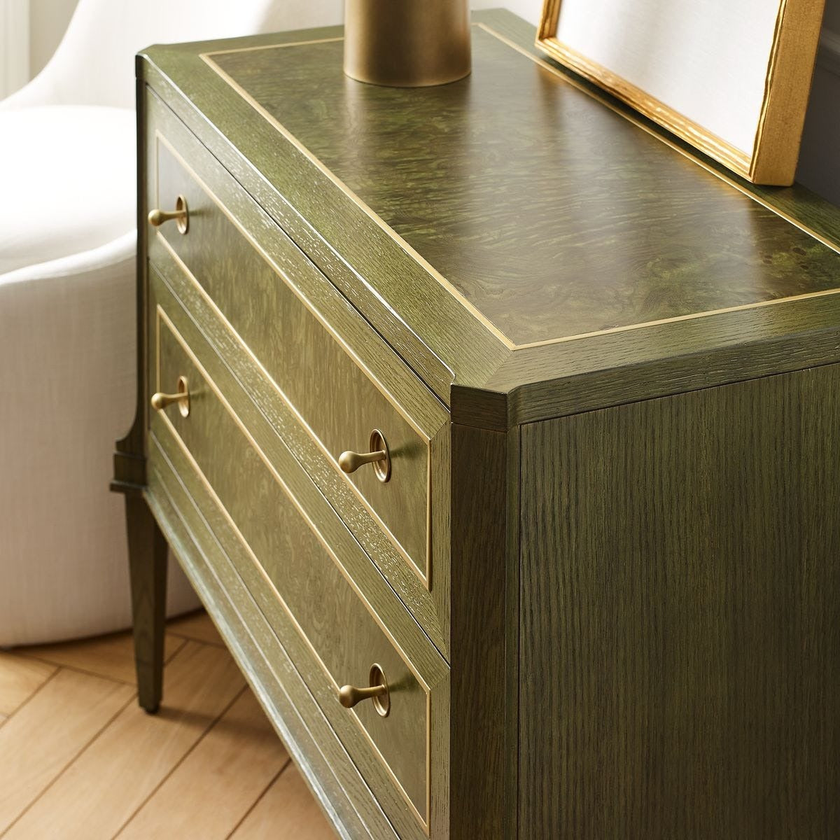 Green With Envy 2 Drawer Chest by Uttermost