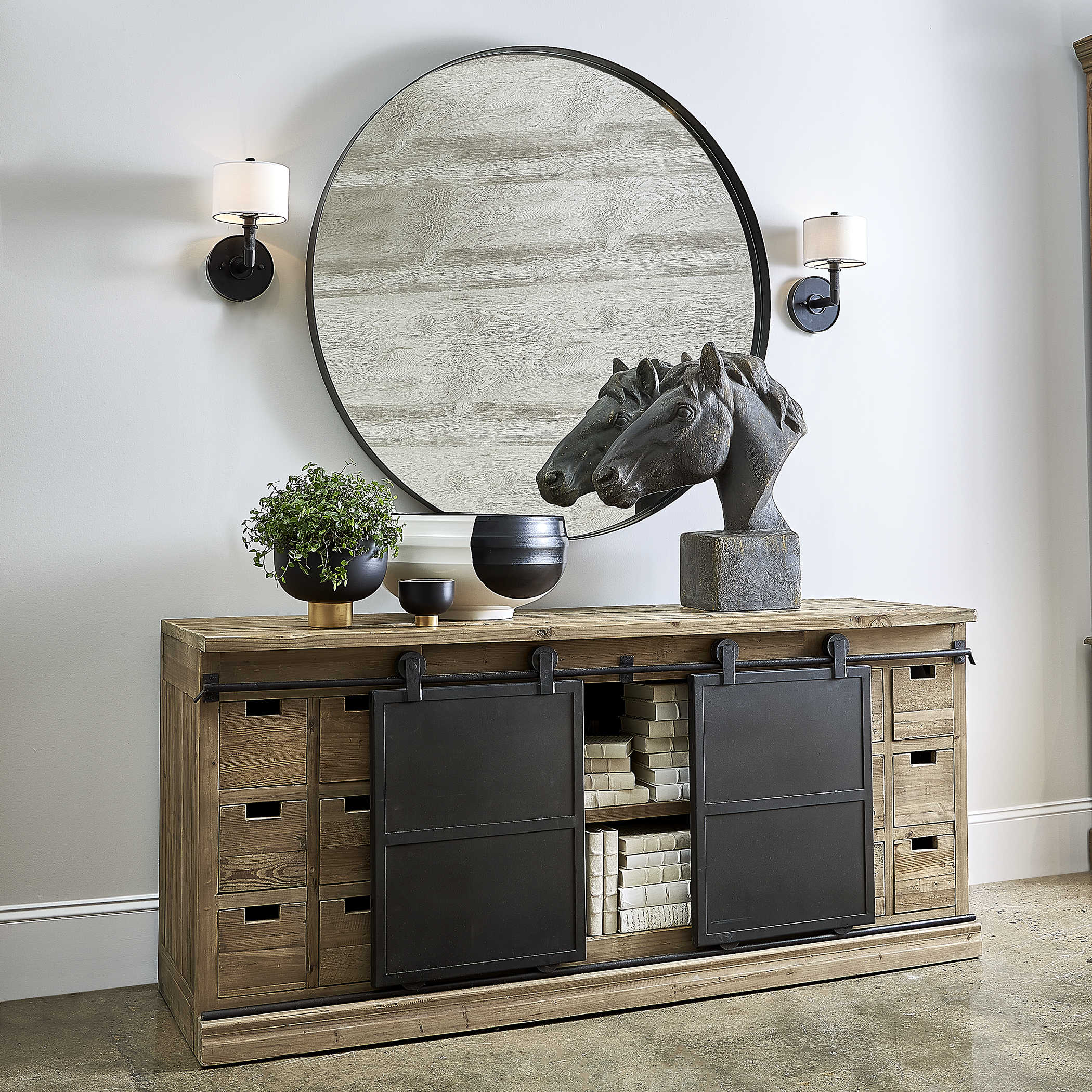 Leandrew Media Console by Uttermost