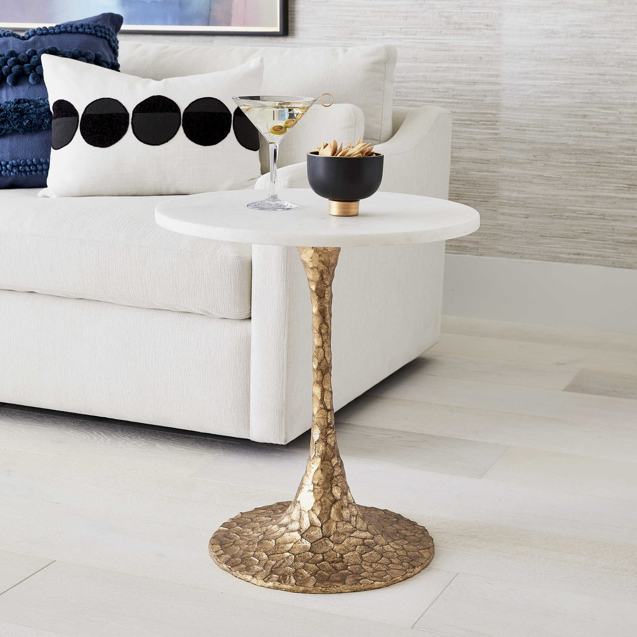Chiseled Side Table by Uttermost