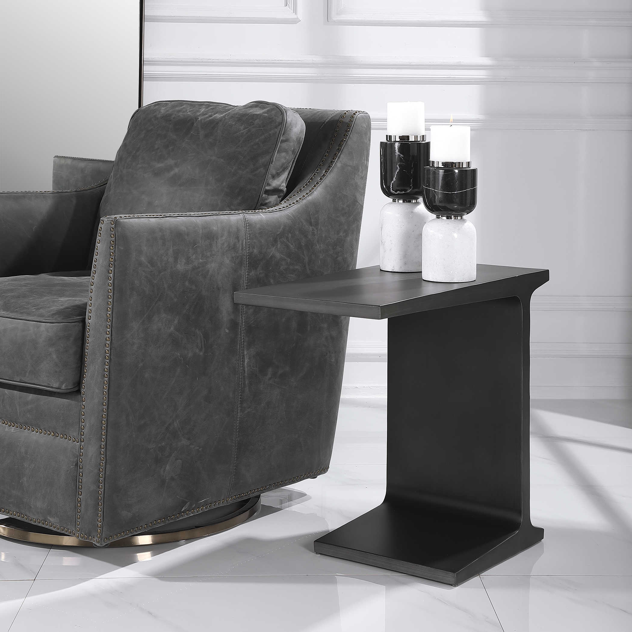 I-Beam Pull Up Table by Uttermost