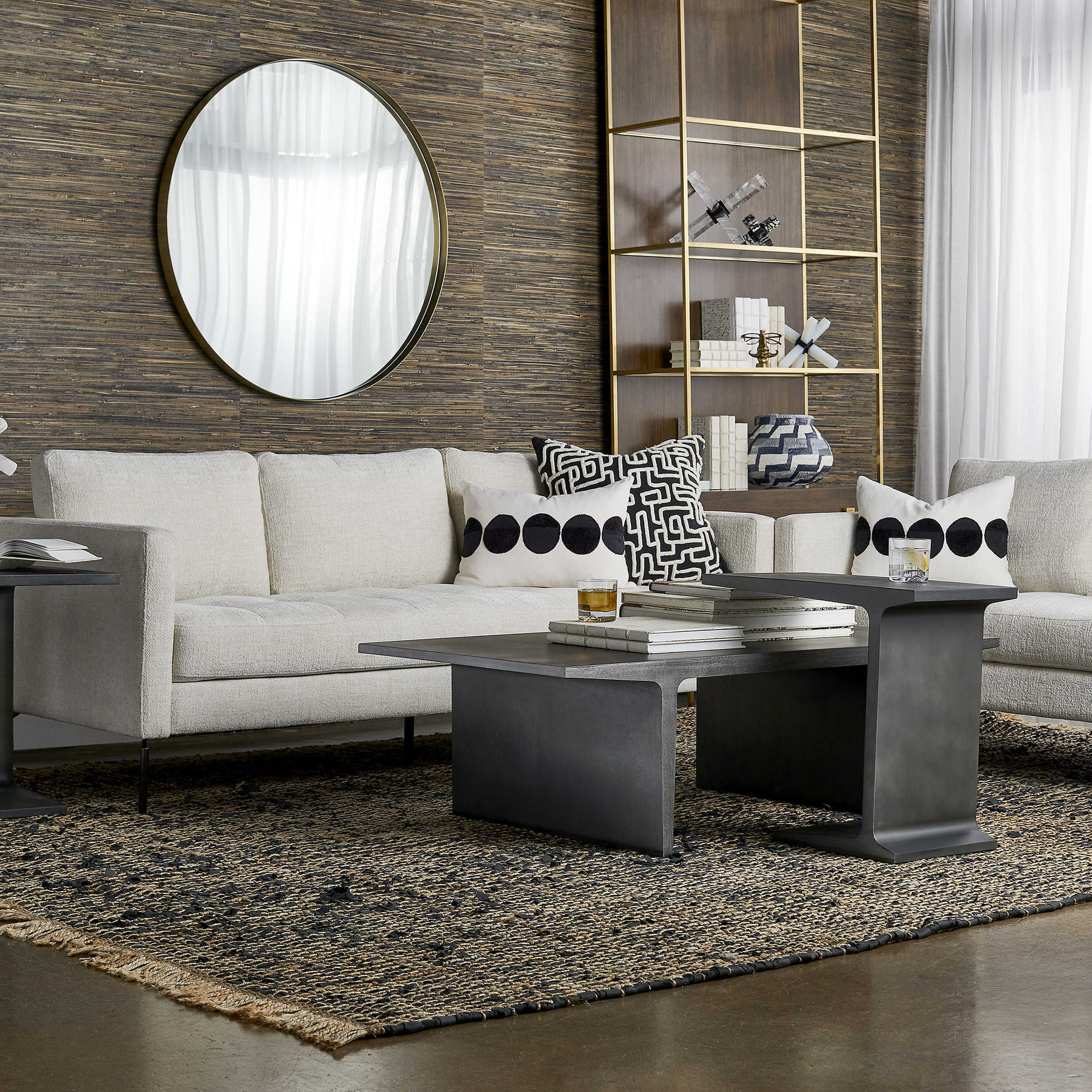 I-Beam Pull Up Table by Uttermost