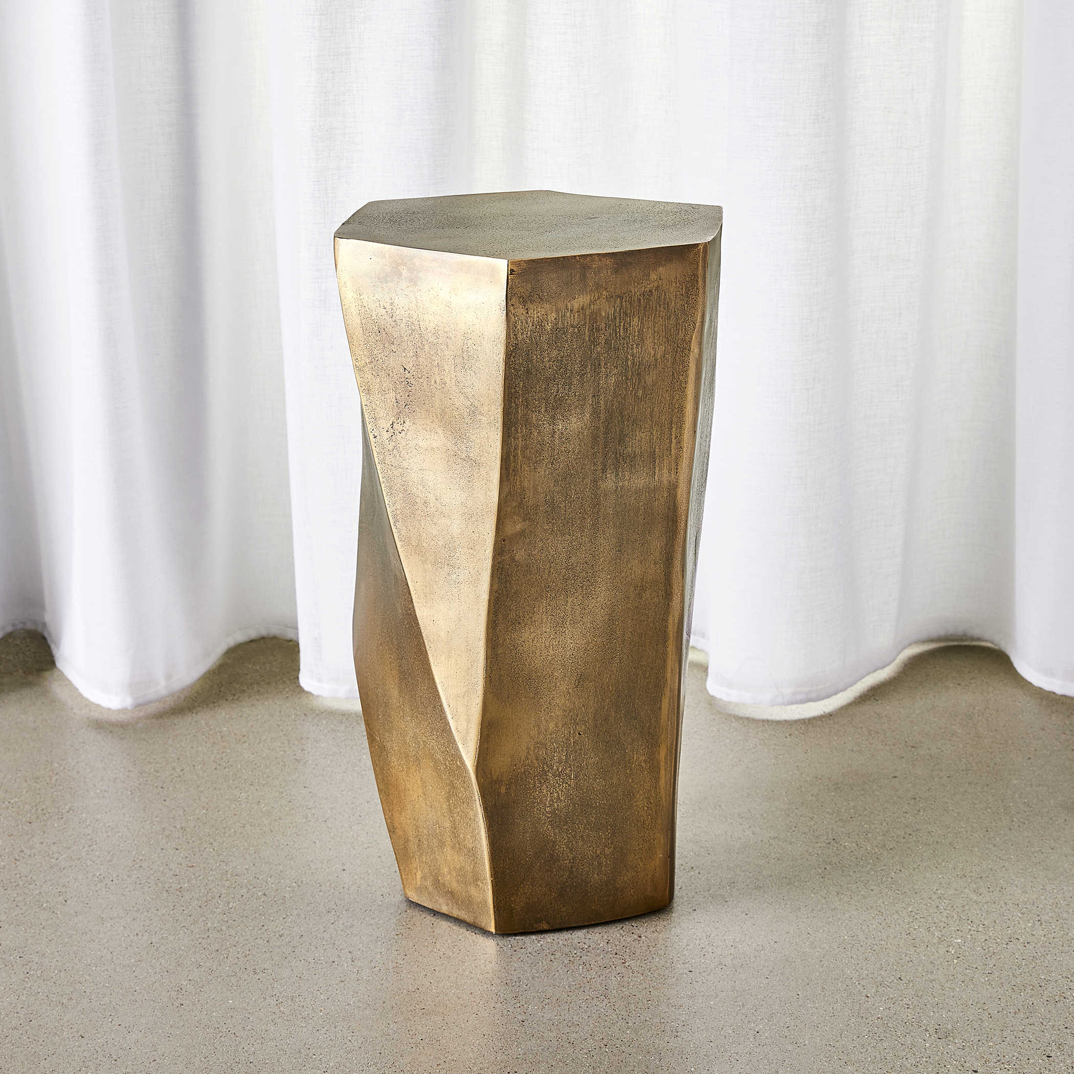 Cathenna Accent Table - Brass by Uttermost
