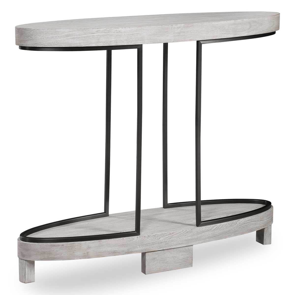 Ovoid Console Table - Scrubbed Elm by Uttermost