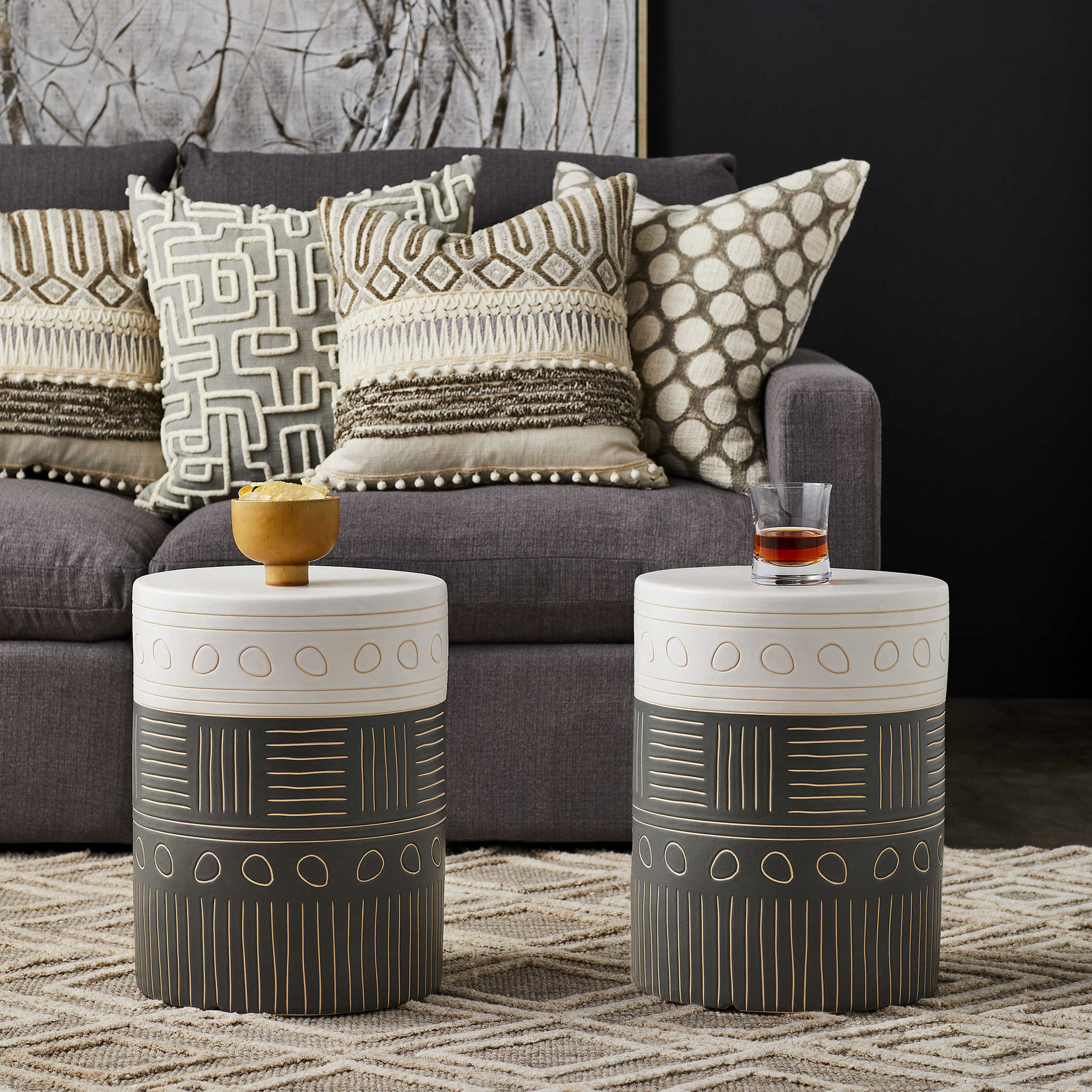 Hieroglyphics Side Table by Uttermost