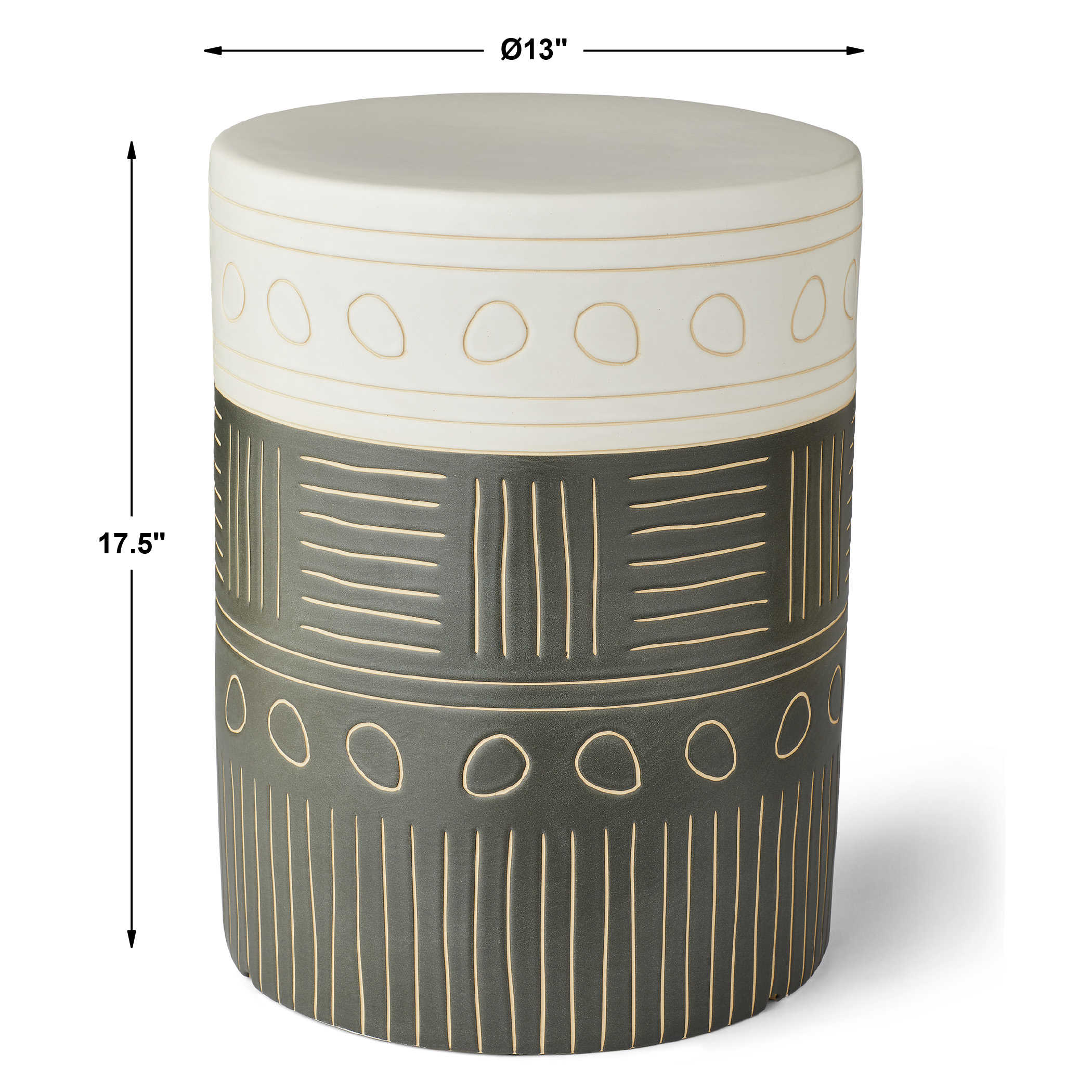 Hieroglyphics Side Table by Uttermost
