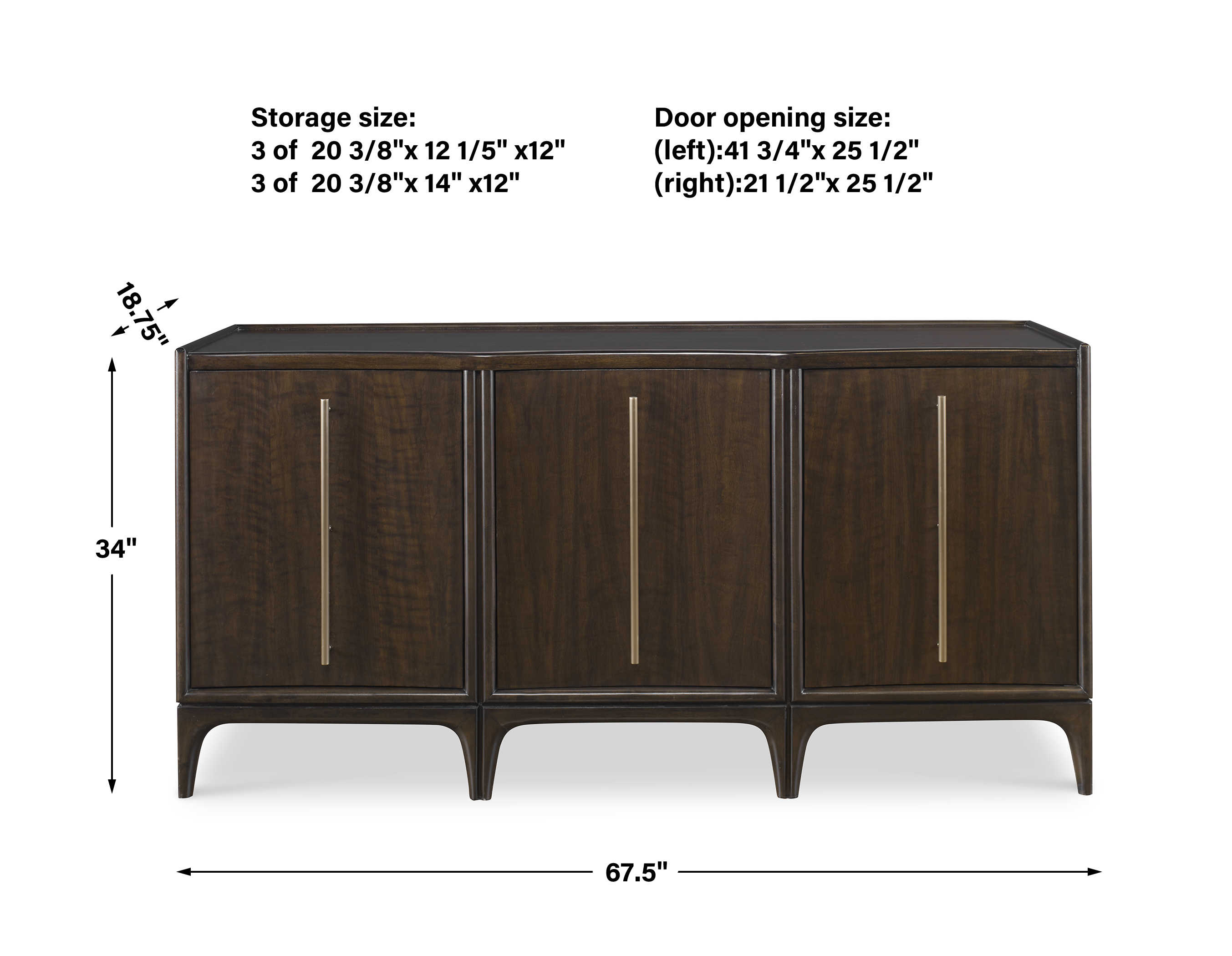 Curvature Cabinet by Uttermost