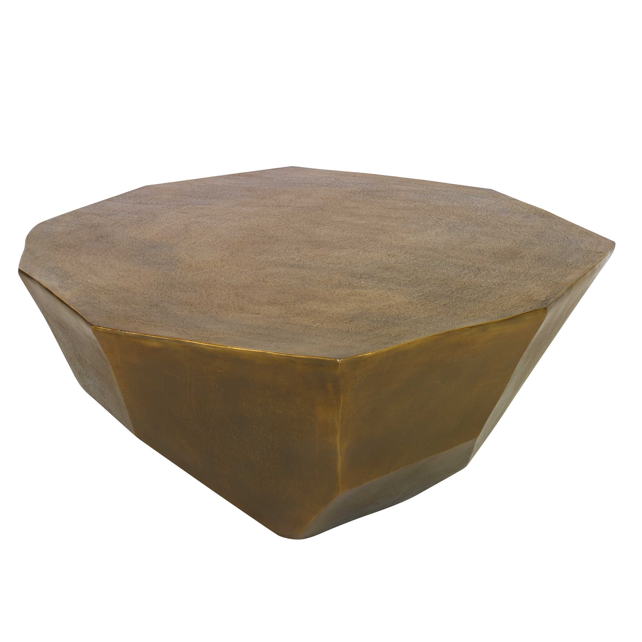 Cathenna Coffee Table - Brass Large by Uttermost