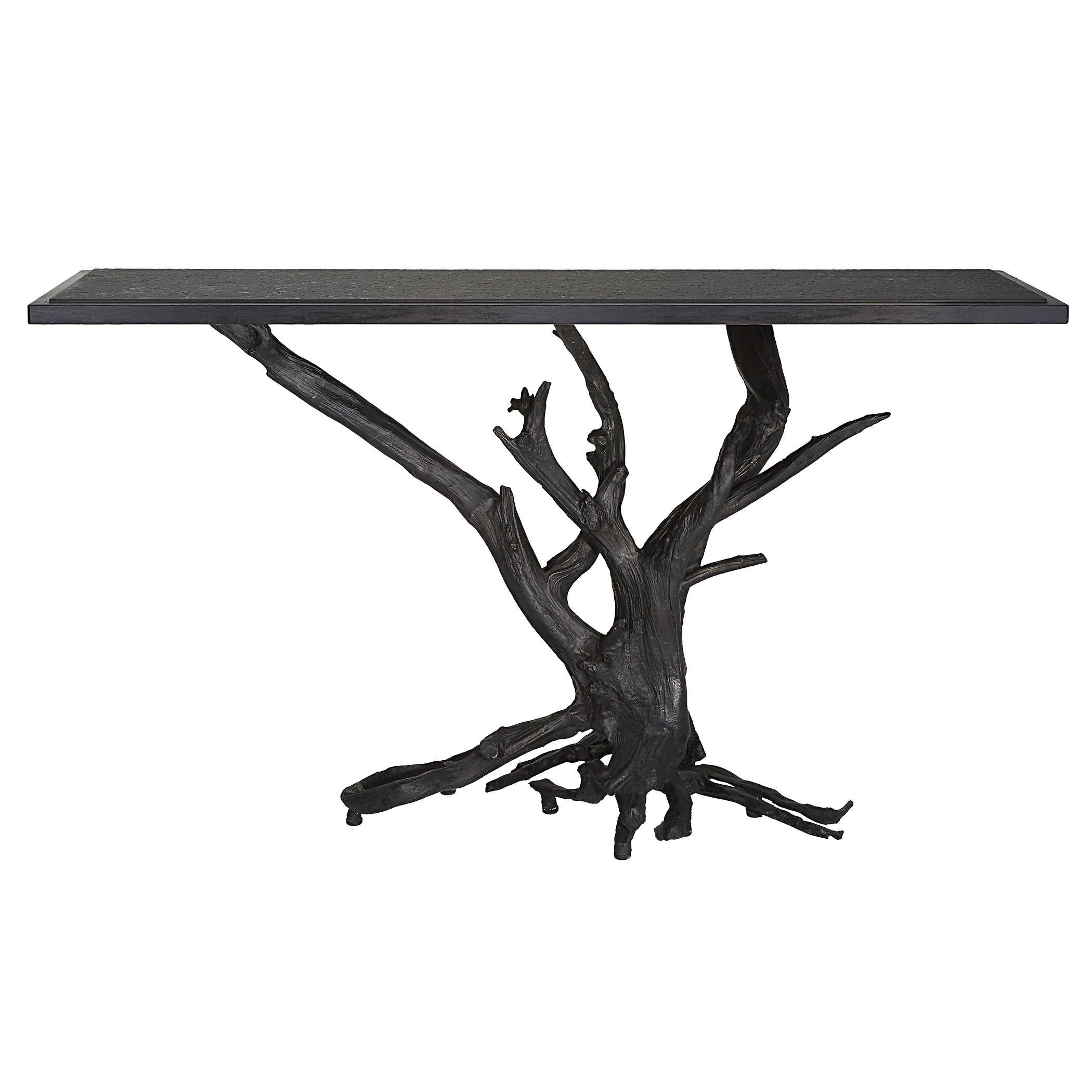 Big Sur Console Table - Bronze/Black by Uttermost