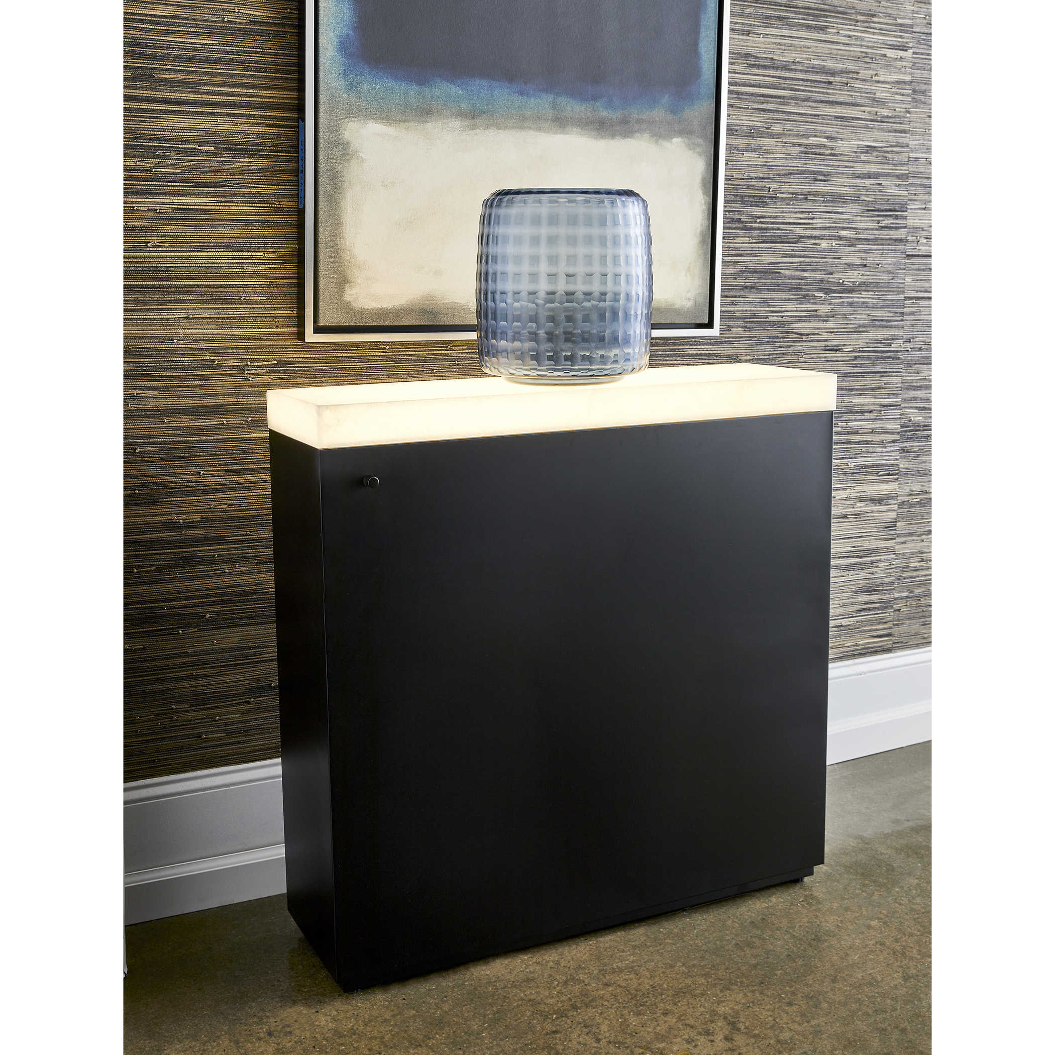 Enlighten Console Table - Black by Uttermost