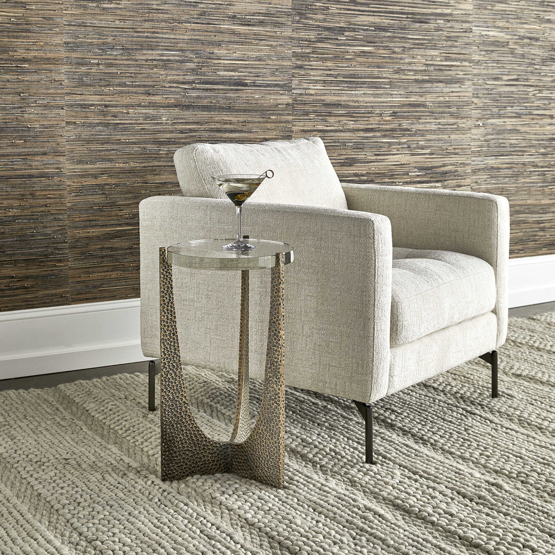 Trifecta Drink Table by Uttermost