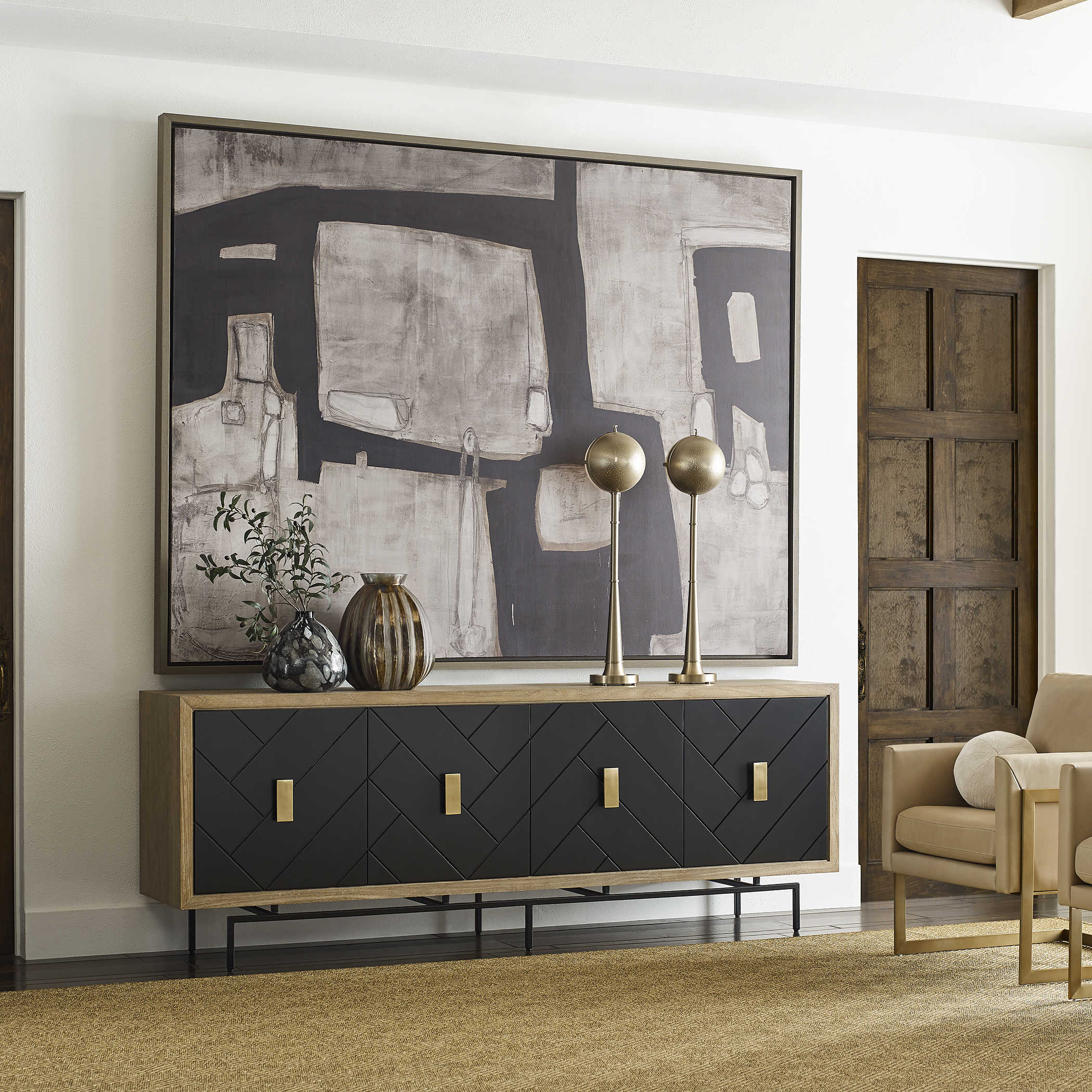 Interlace 4 Door Cabinet by Uttermost