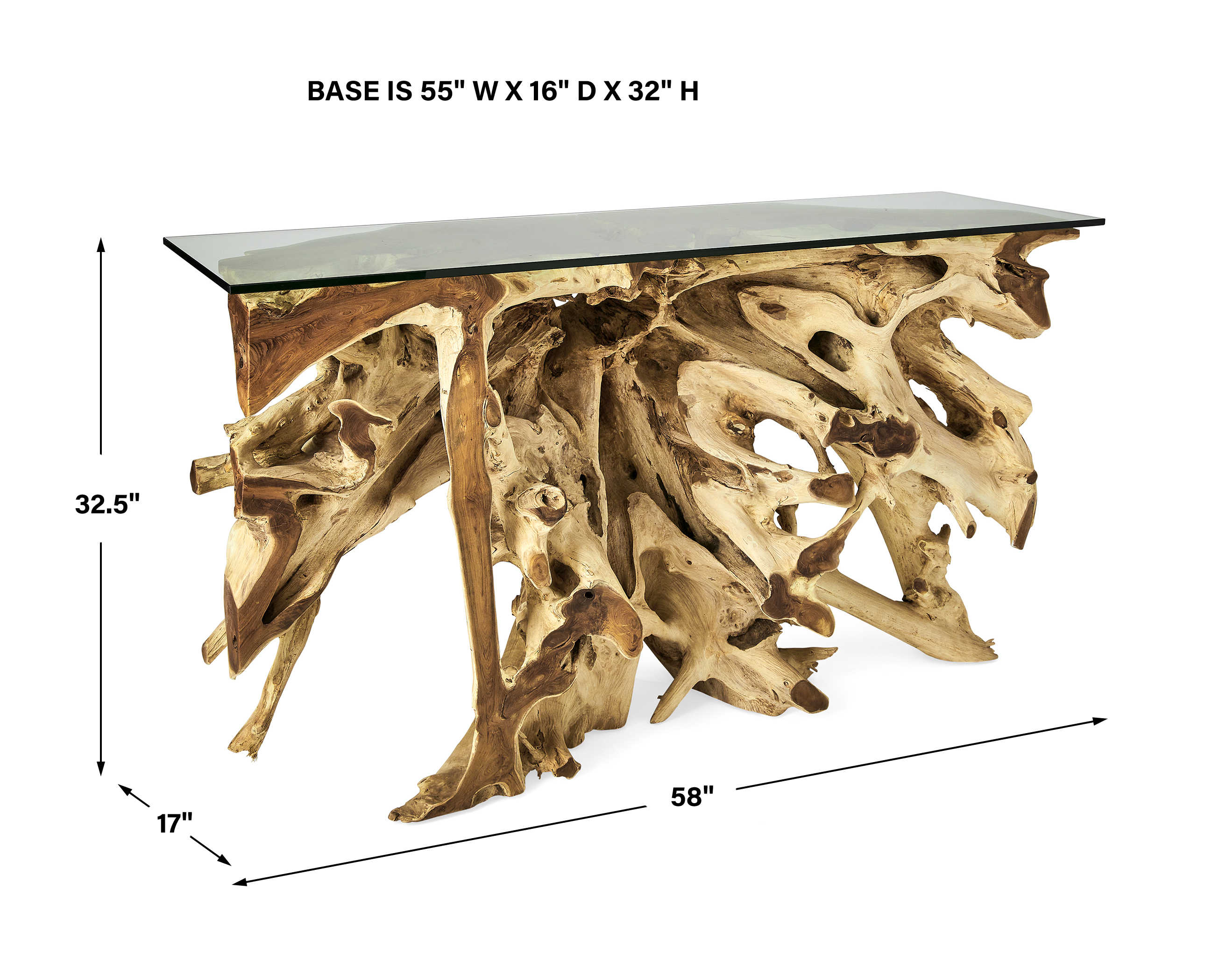 Center Root Console Table by Uttermost