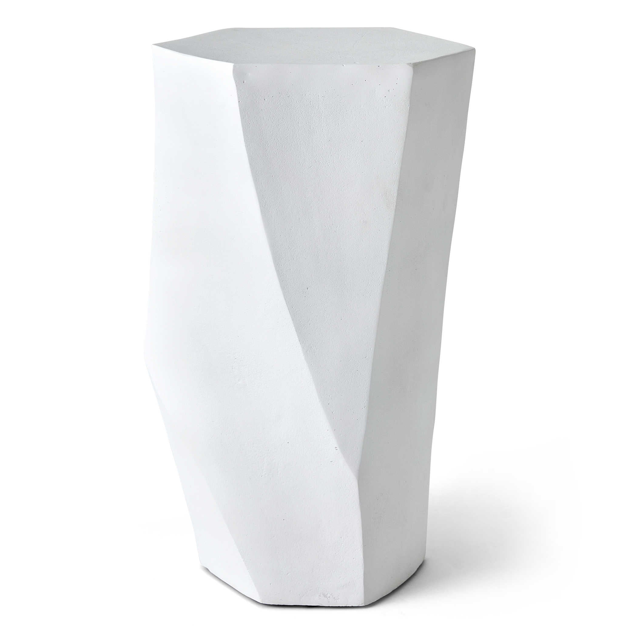Cathenna Accent Table - White by Uttermost