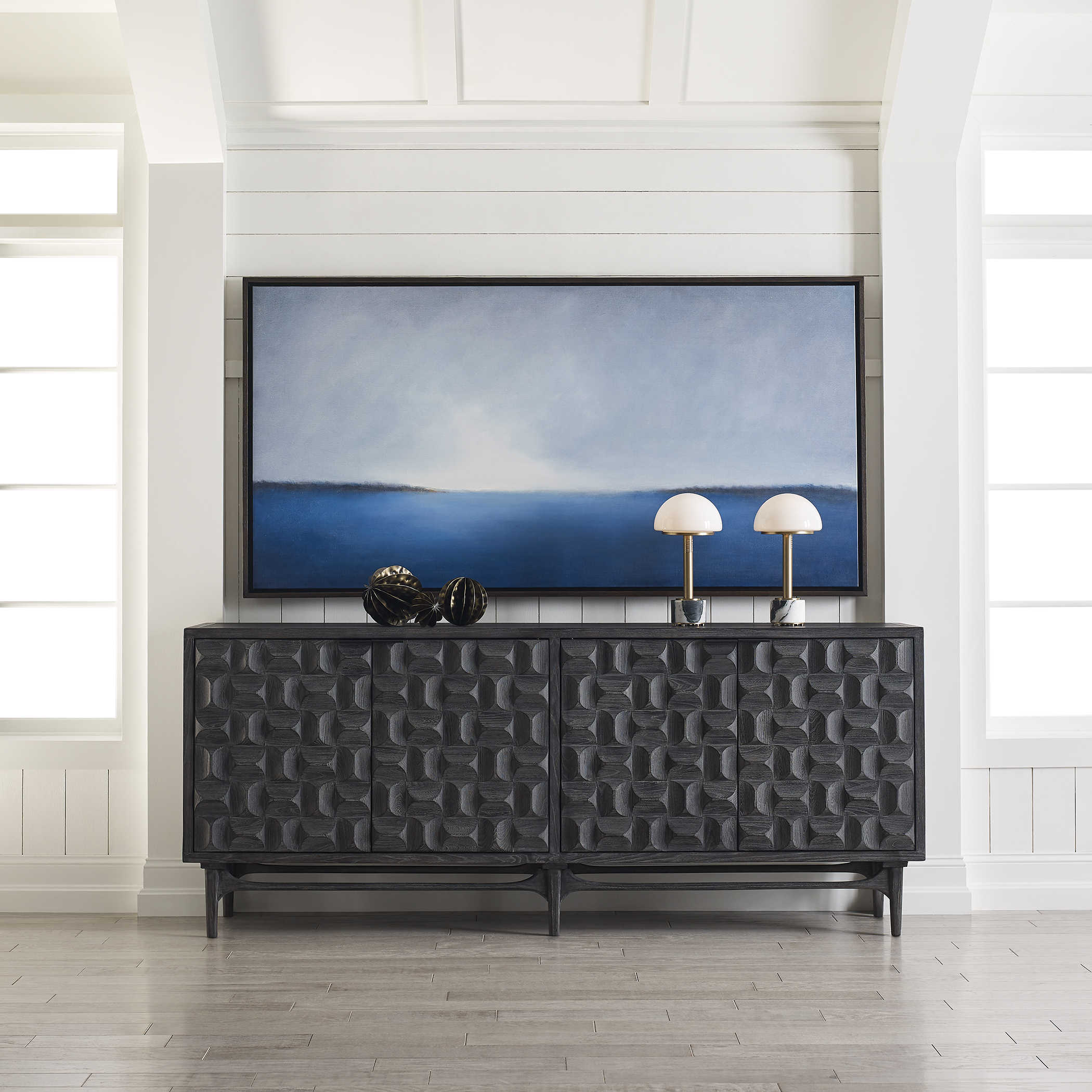 Foursquare 4 Door Cabinet by Uttermost