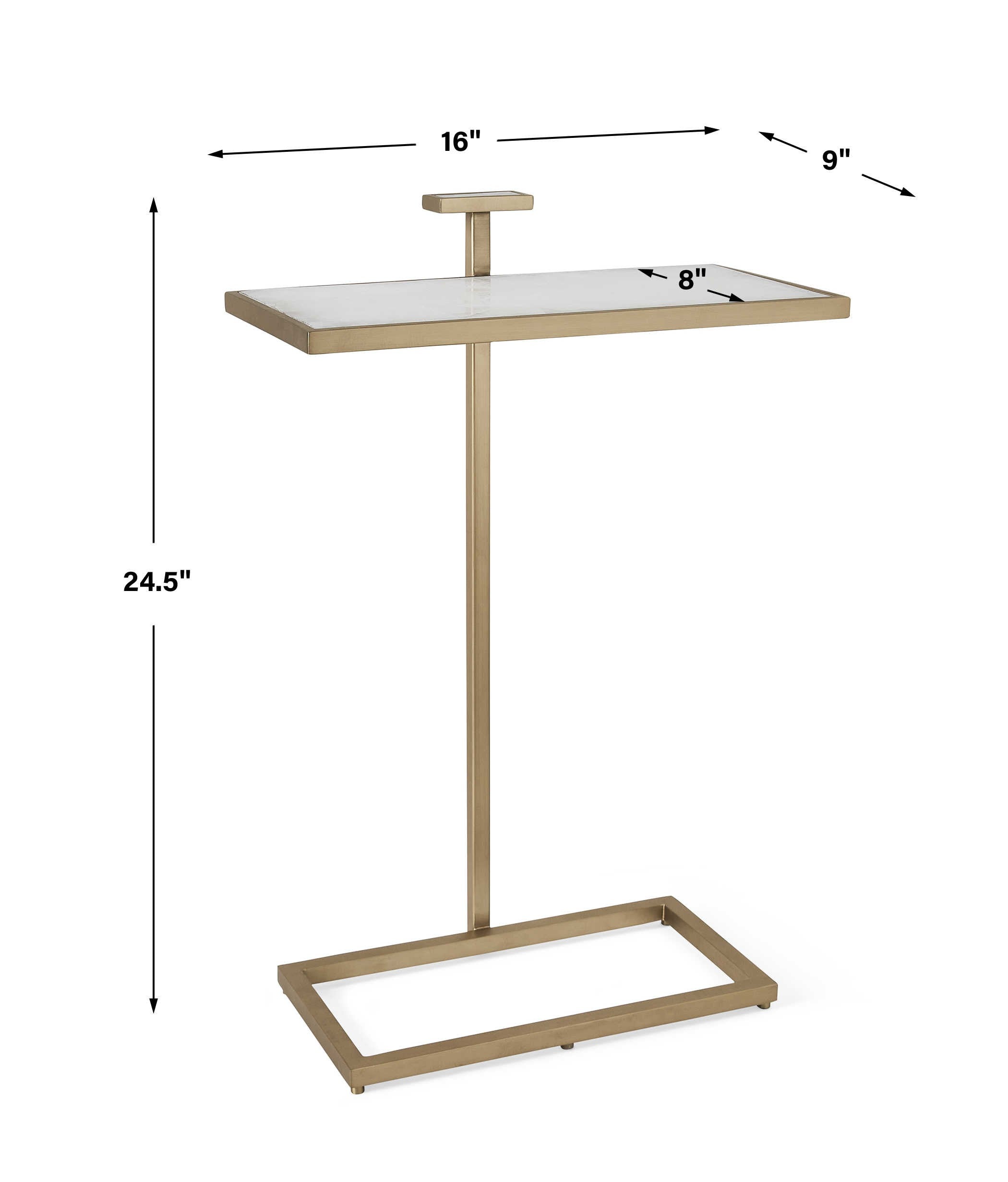 Jewel Pull Up Accent Table - Rectangle by Uttermost