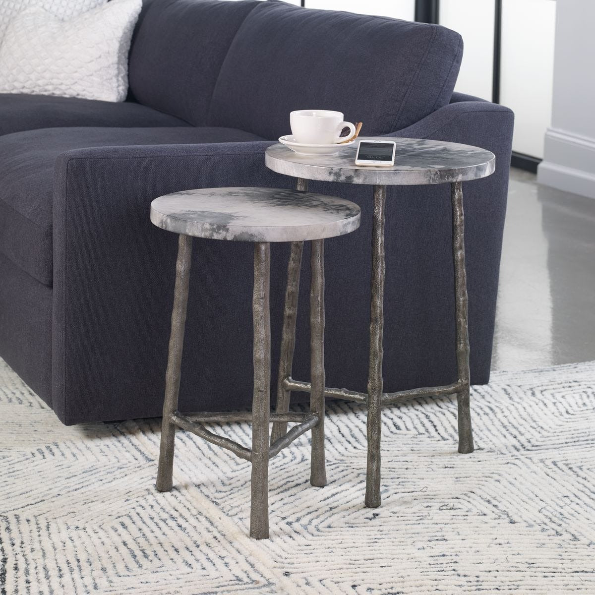 Evie Accent Tables Set of 2 Uttermost