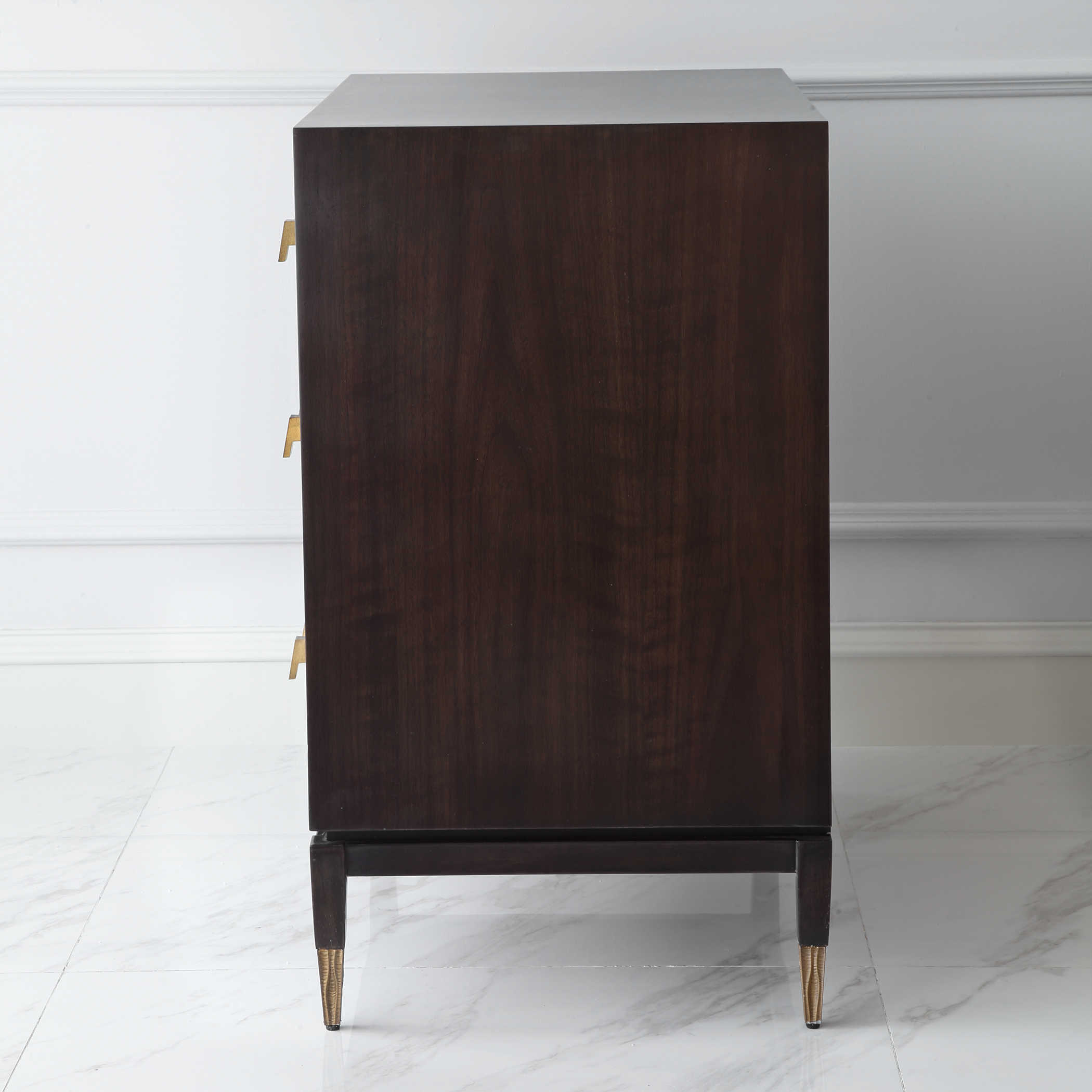 Pyramid Chest of Drawers in White by Uttermost