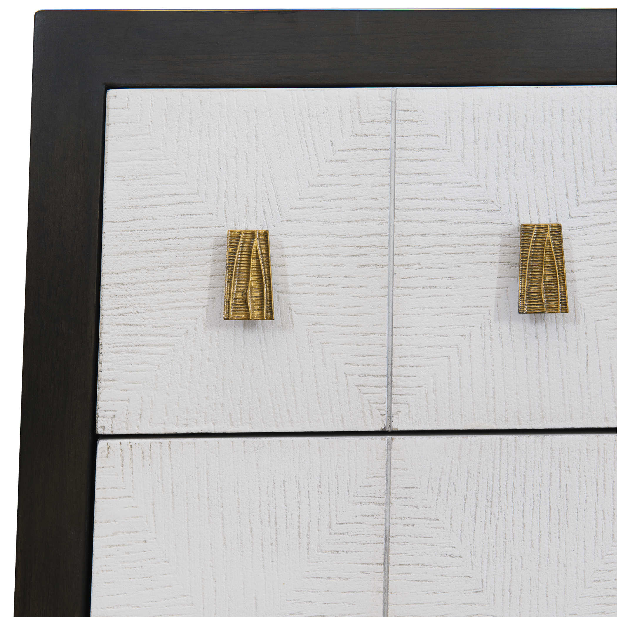 Pyramid Chest of Drawers in White by Uttermost