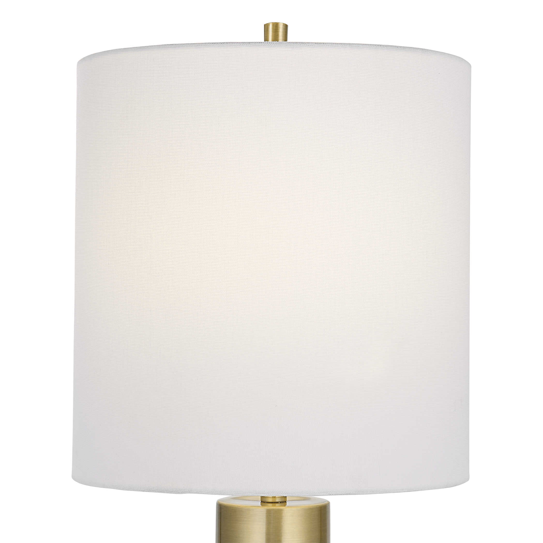Edge Table Lamp - White by Uttermost