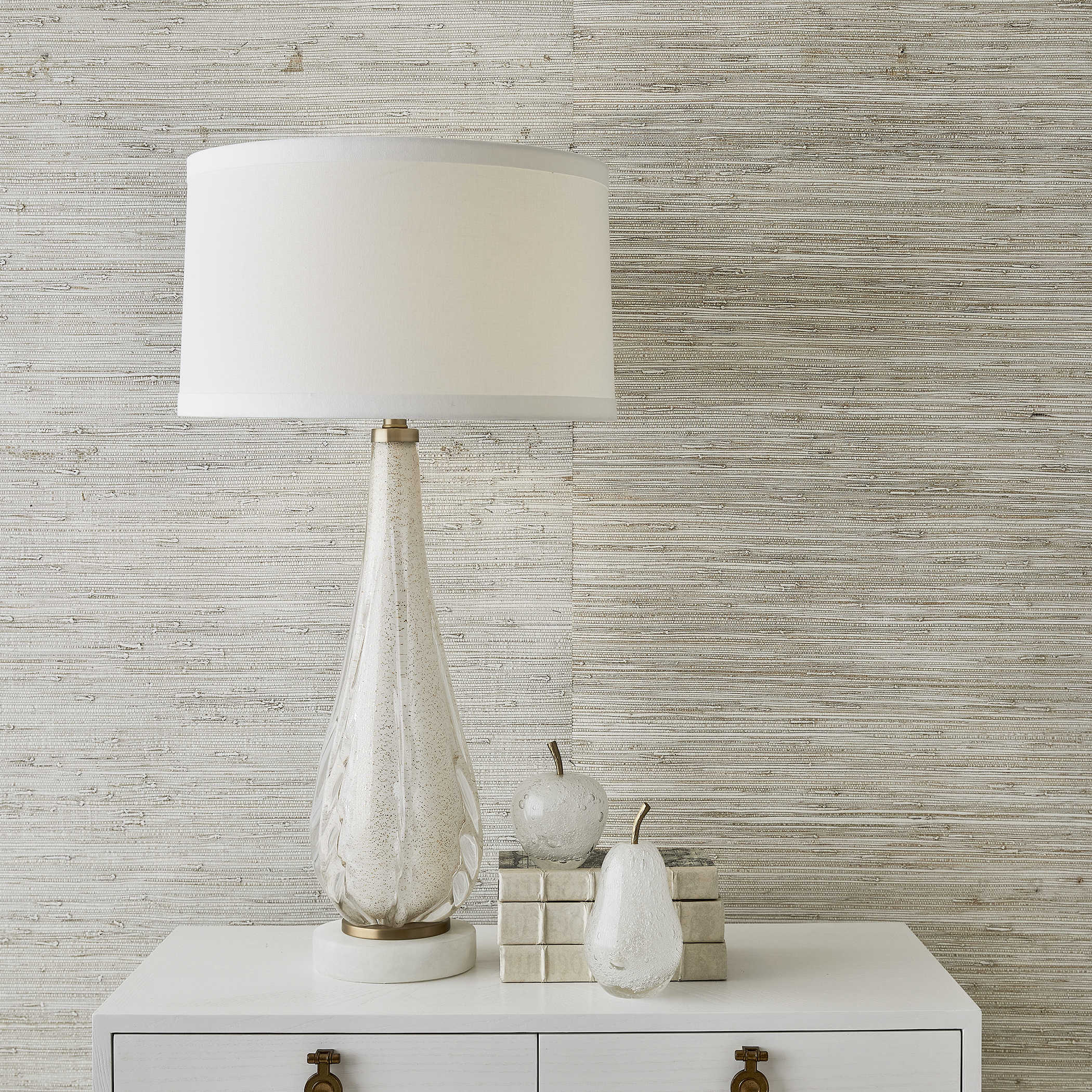 Venezia Table Lamp - White by Uttermost