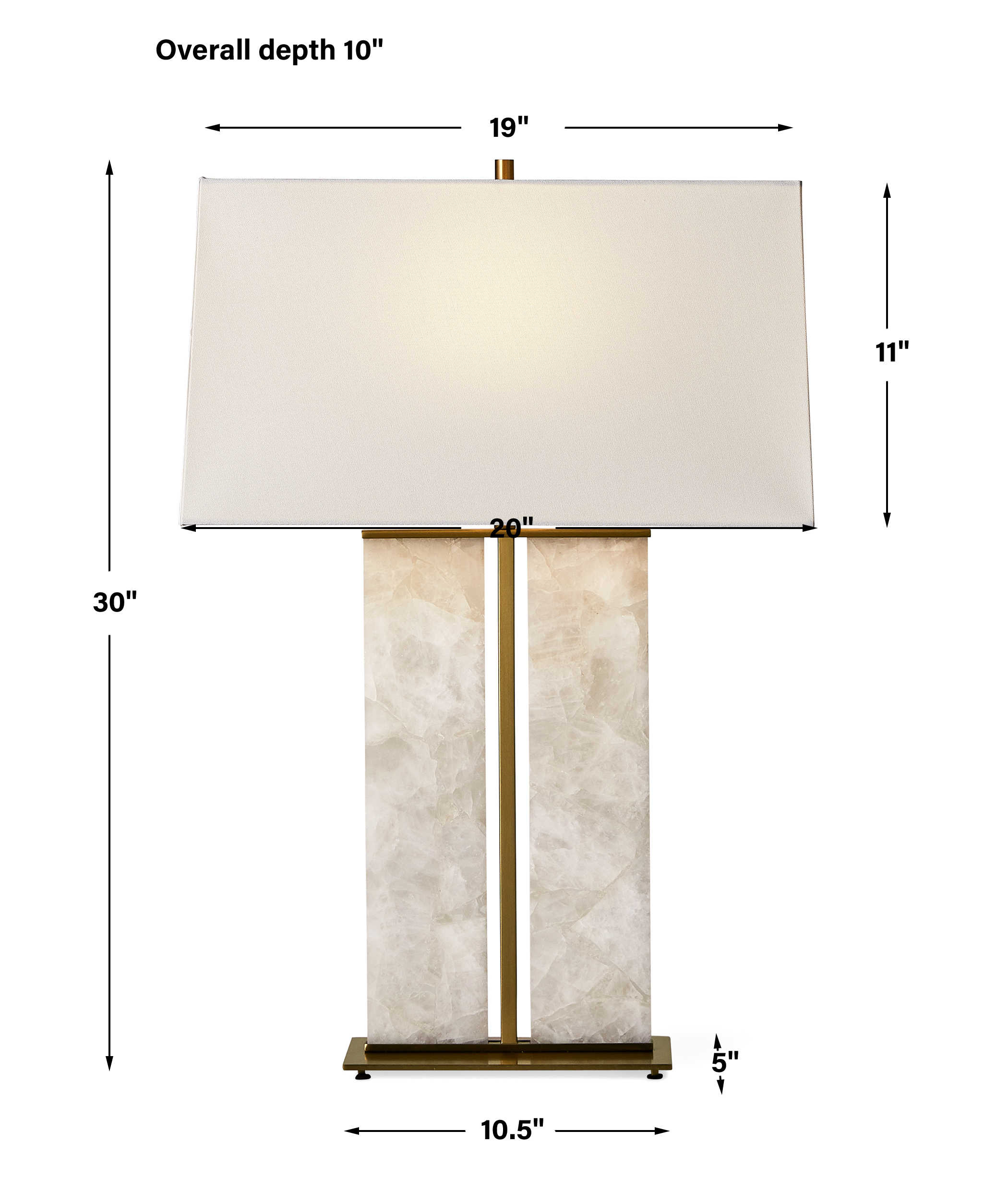 Lucent Table Lamp by Uttermost