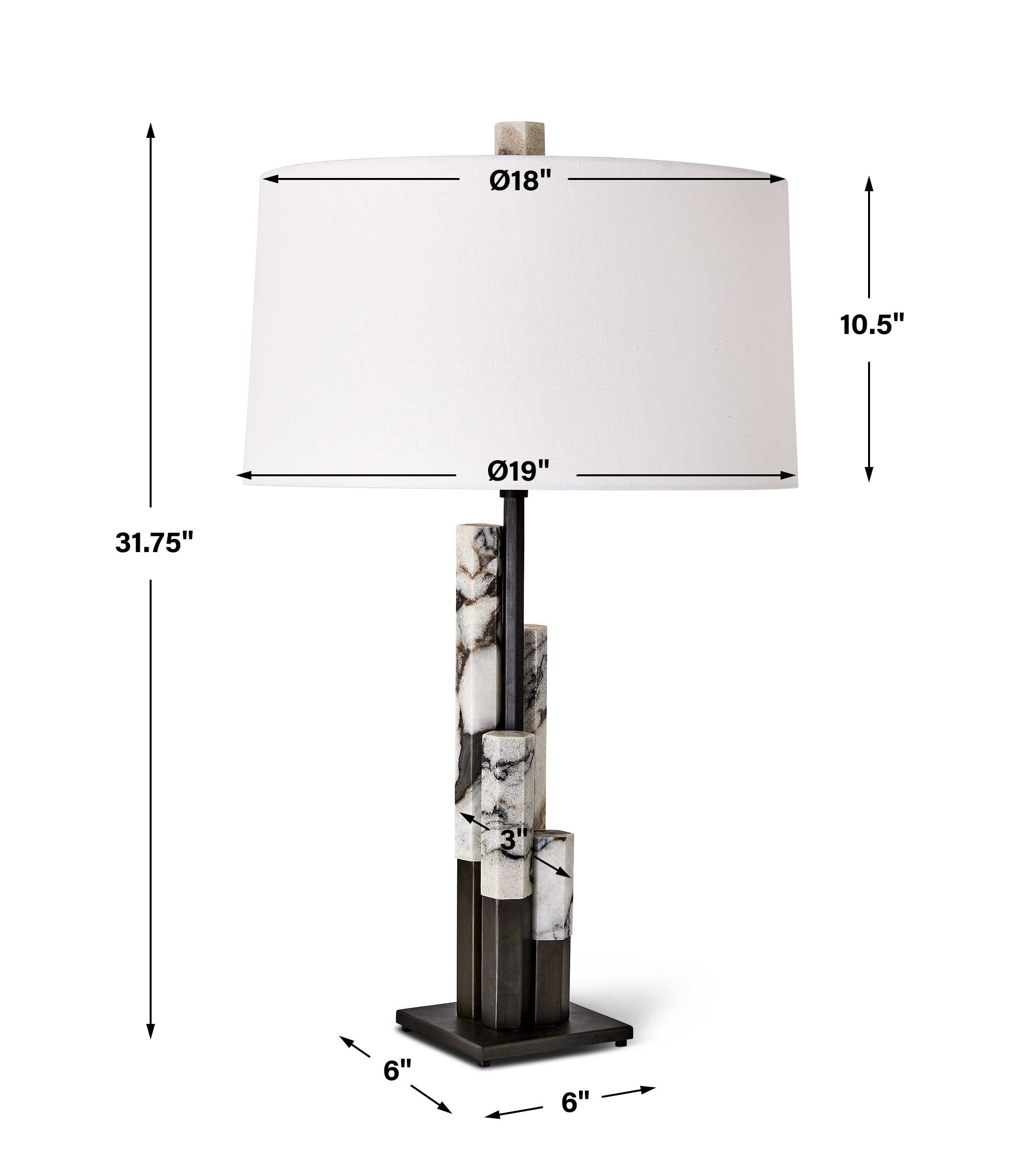 Metropolis Table Lamp by Uttermost