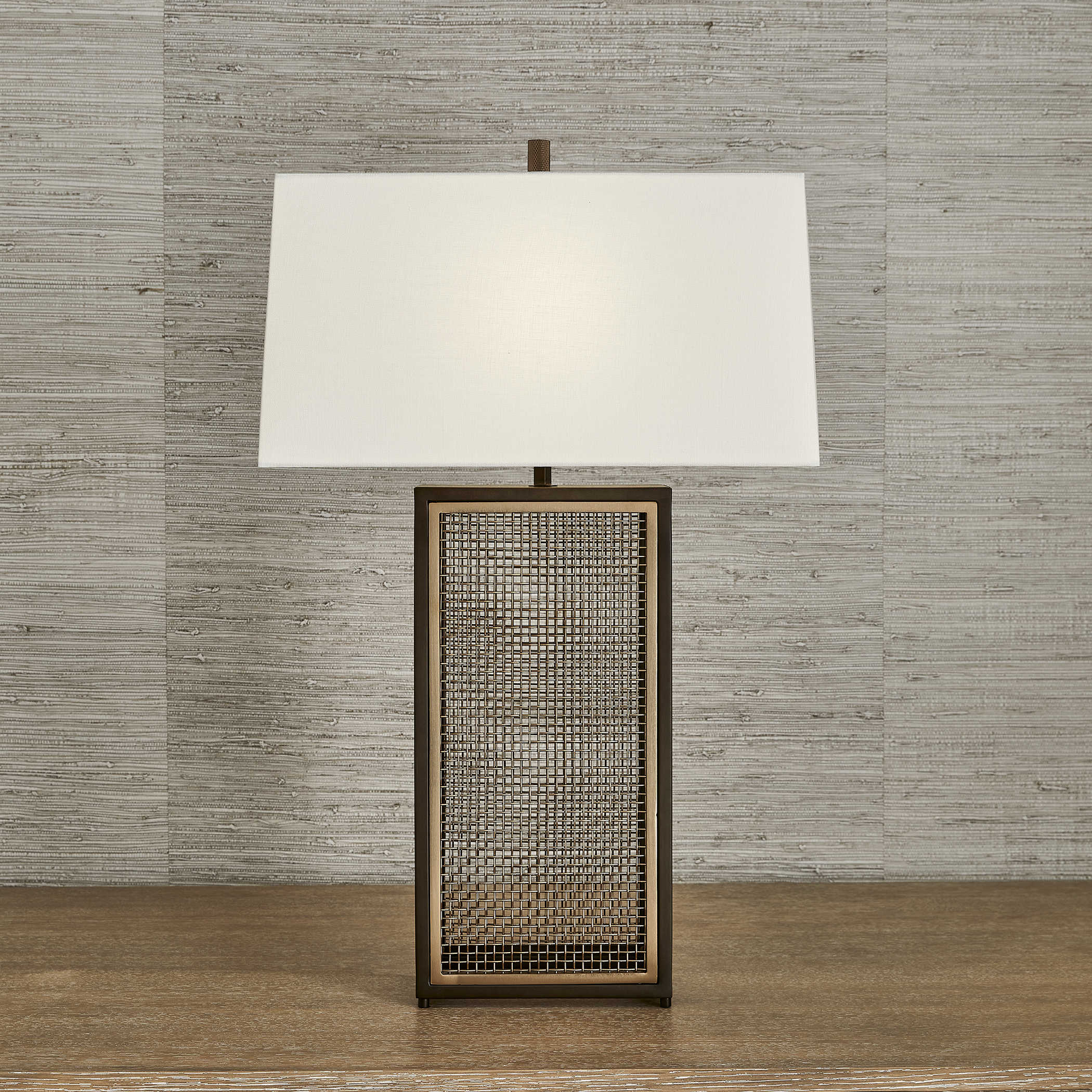 It's a Mesh Table Lamp by Uttermost