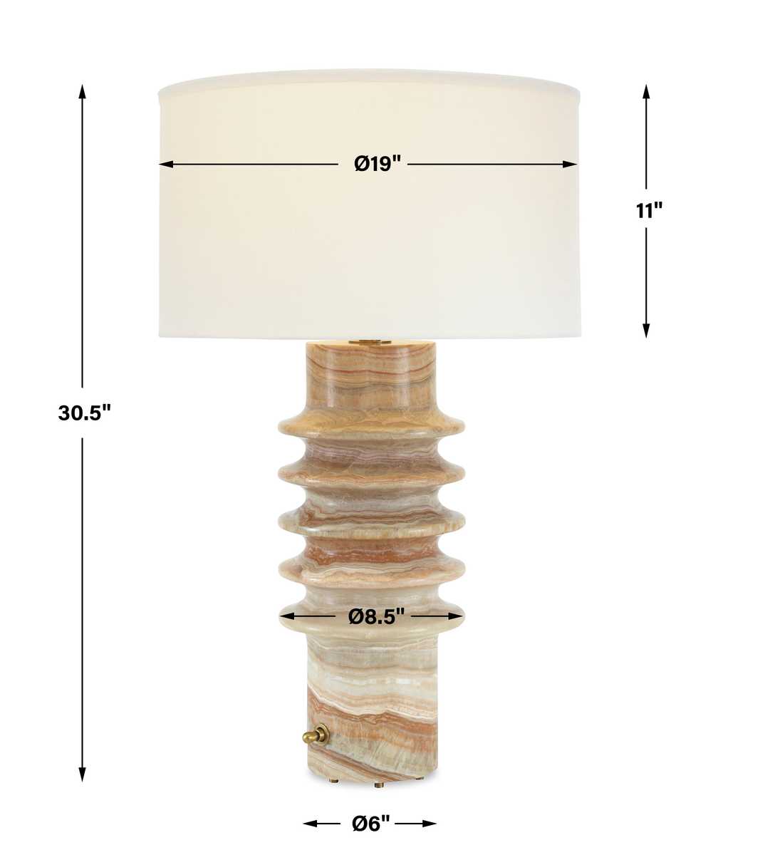 Ring Around Table Lamp by Uttermost