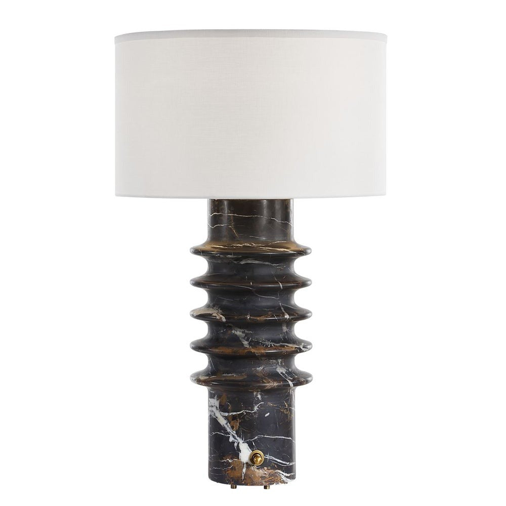 Ring Around Table Lamp in Michelangelo Marble by Uttermost