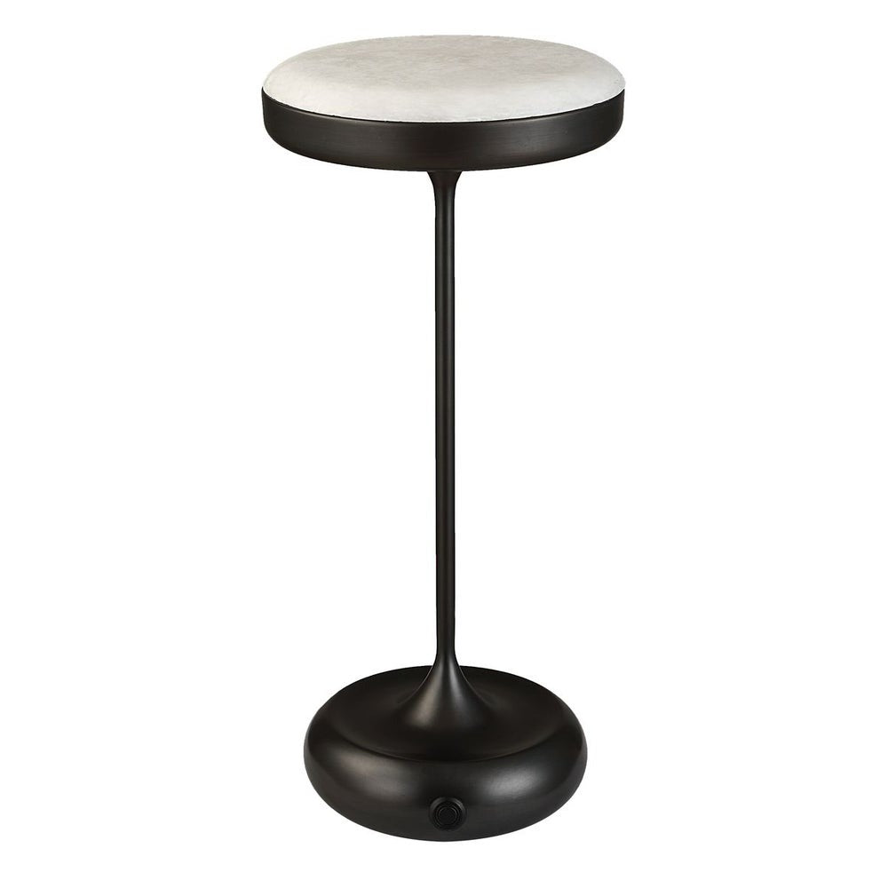 Flat Top Rechargeable Mini Lamp in Bronze by Uttermost