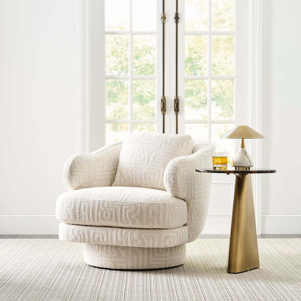 Kiss Rechargeable Mini Lamp in Arabescato Marble by Uttermost