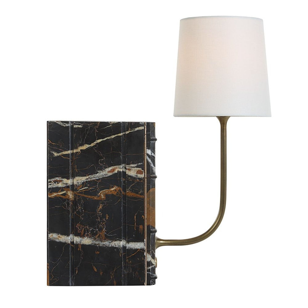Book Mini Lamp in Michelangelo Marble by Uttermost
