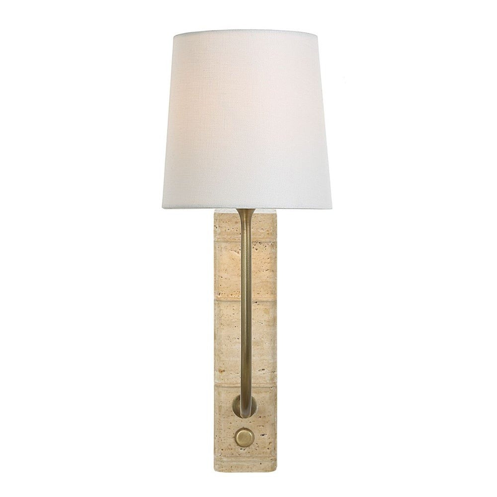Book Mini Lamp in Travertine by Uttermost
