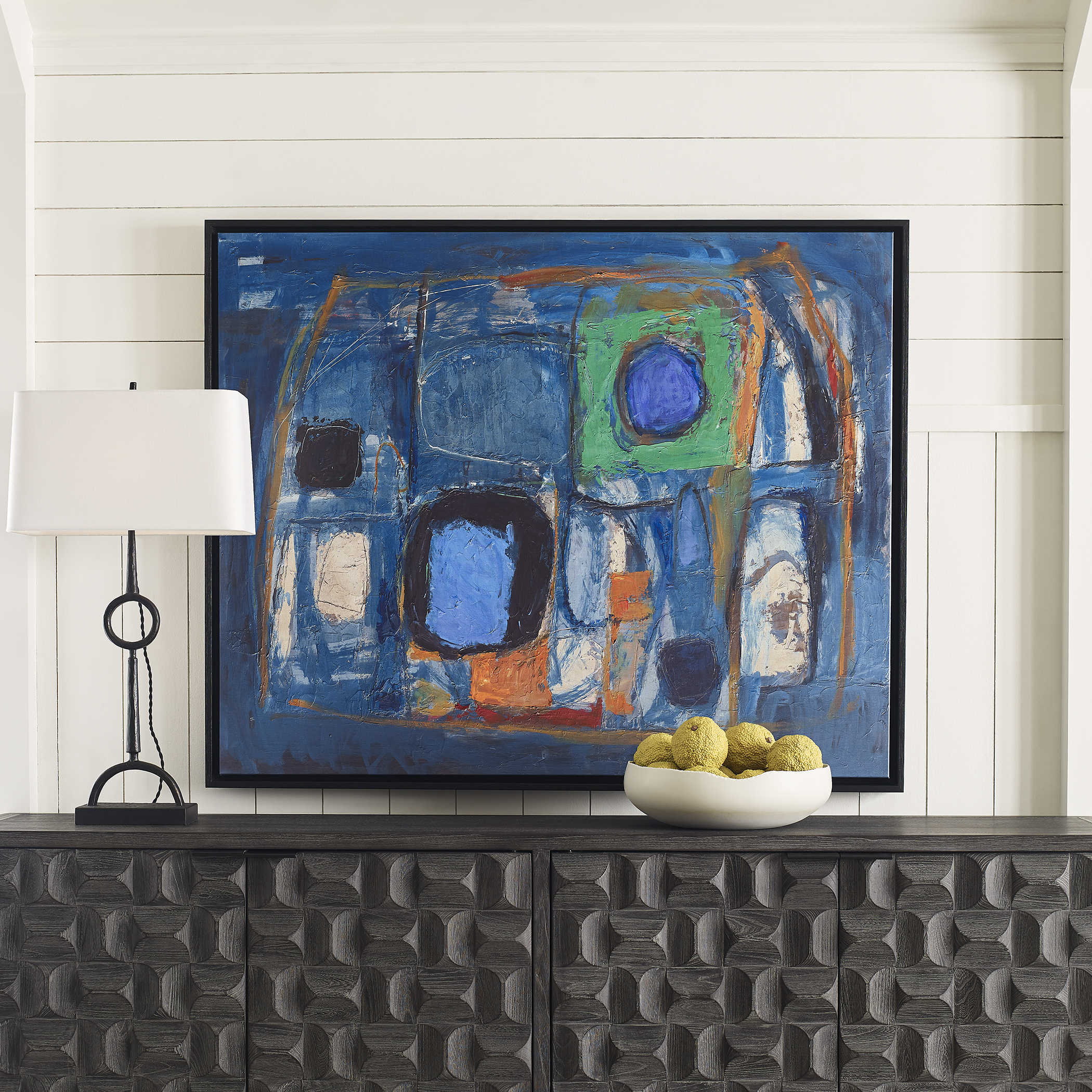 Night Life Framed Canvas by Uttermost