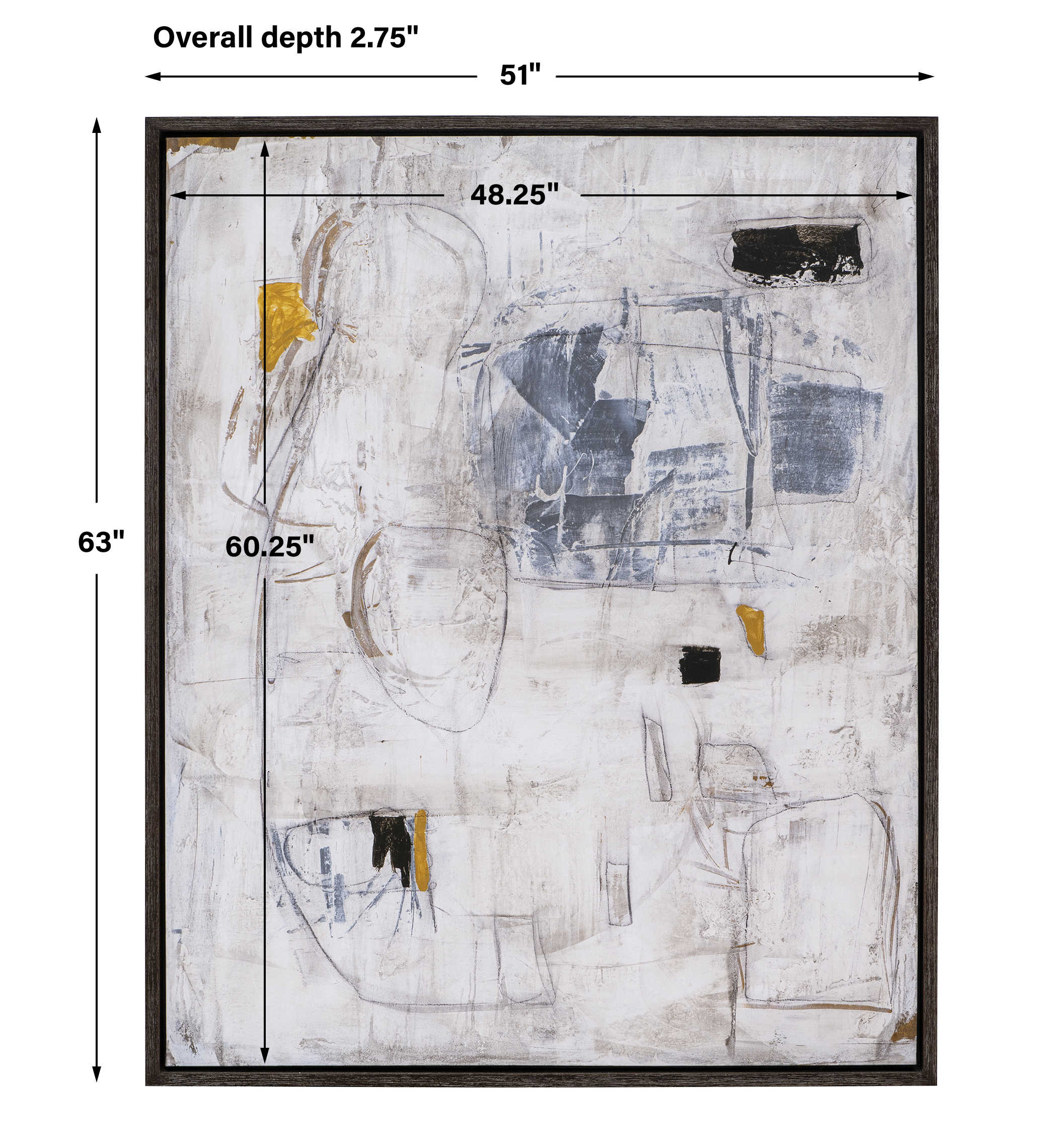 Boom Town Framed Canvas by Uttermost