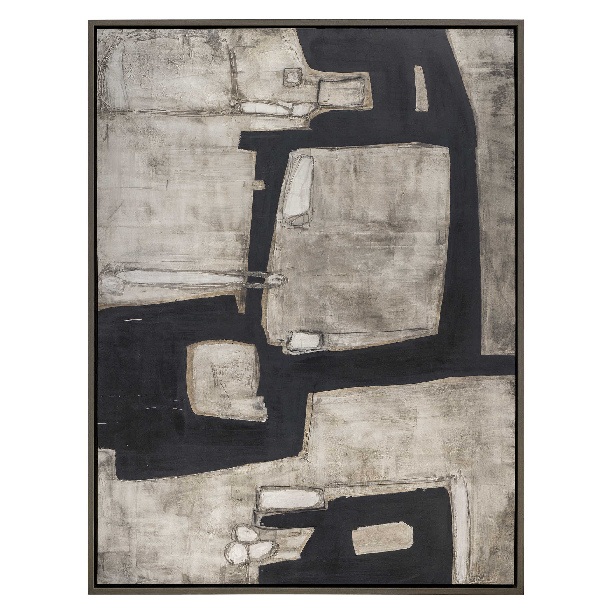 Been Around The Block Framed Canvas by Uttermost