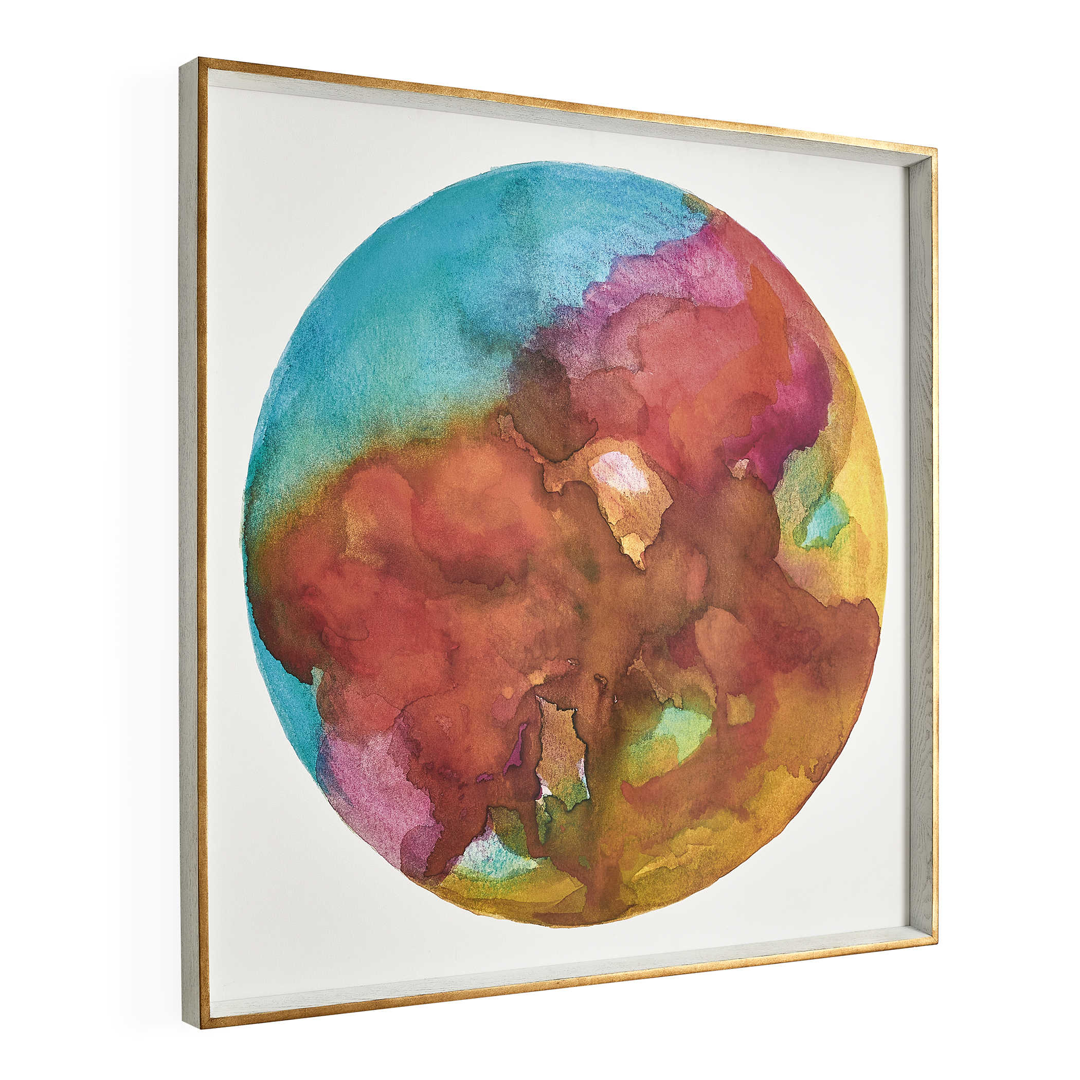 Outer World Garnet Framed Canvas by Uttermost