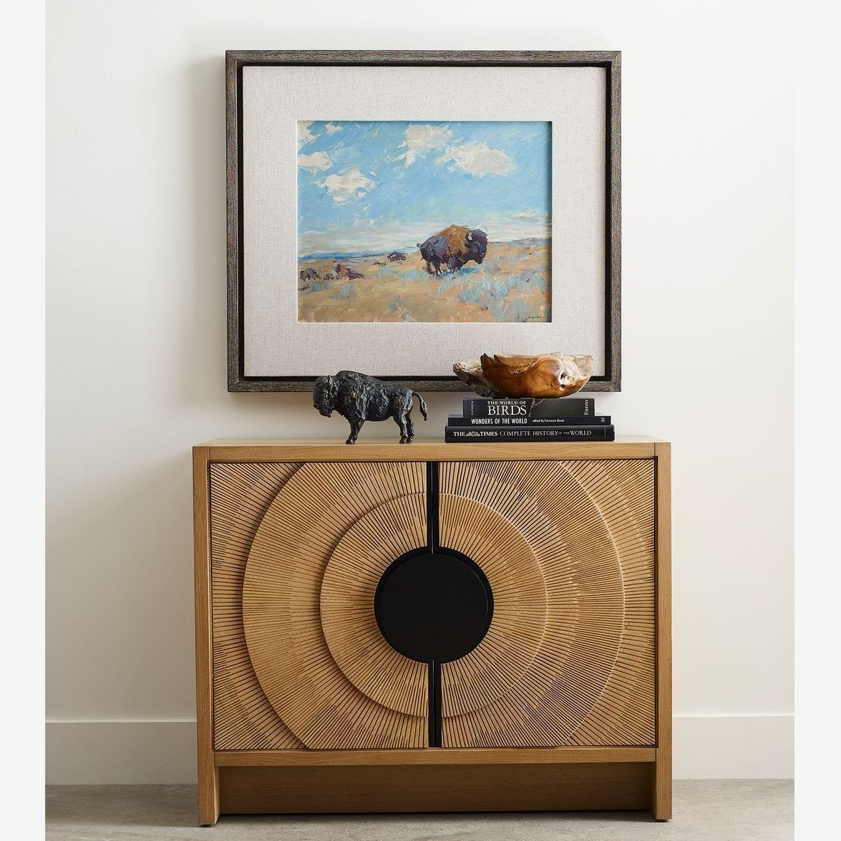 Buffalo Framed Canvas by Uttermost